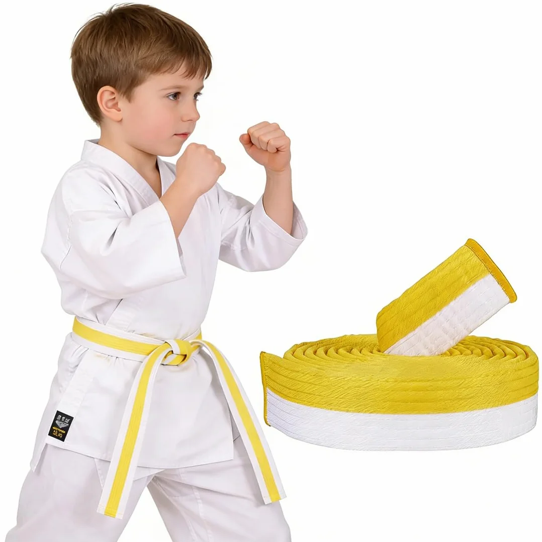 Ceintures d'Arts Martiaux Taekwondo Judo 180CM Professionnelle Accessoire Sport Combat