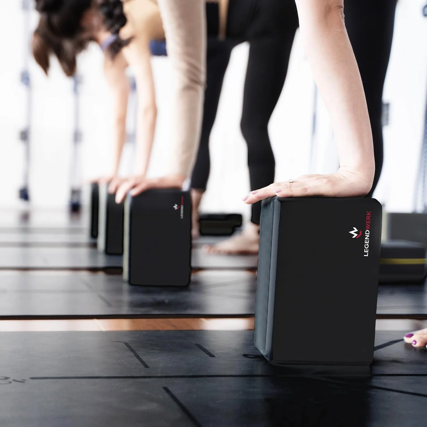 Blocs de Yoga Antidérapants Pack de 2 - Accessoires pour Pilates, Méditation, Fitness