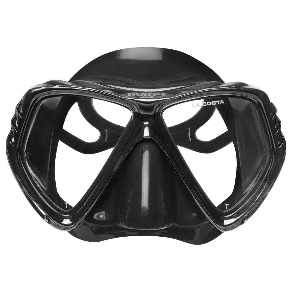 Mares Combo La Costa - Kit Masque Tuba Adulte, Verre Trempé, Tuba avec Valve de Purge, Dry Top ou Semi Dry