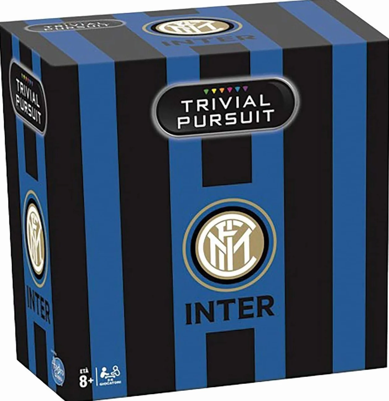 Winning Moves Inter Milan FC Trivial Pursuit Bitesize - Jeu de cartes 600 questions italien 3 ans+
