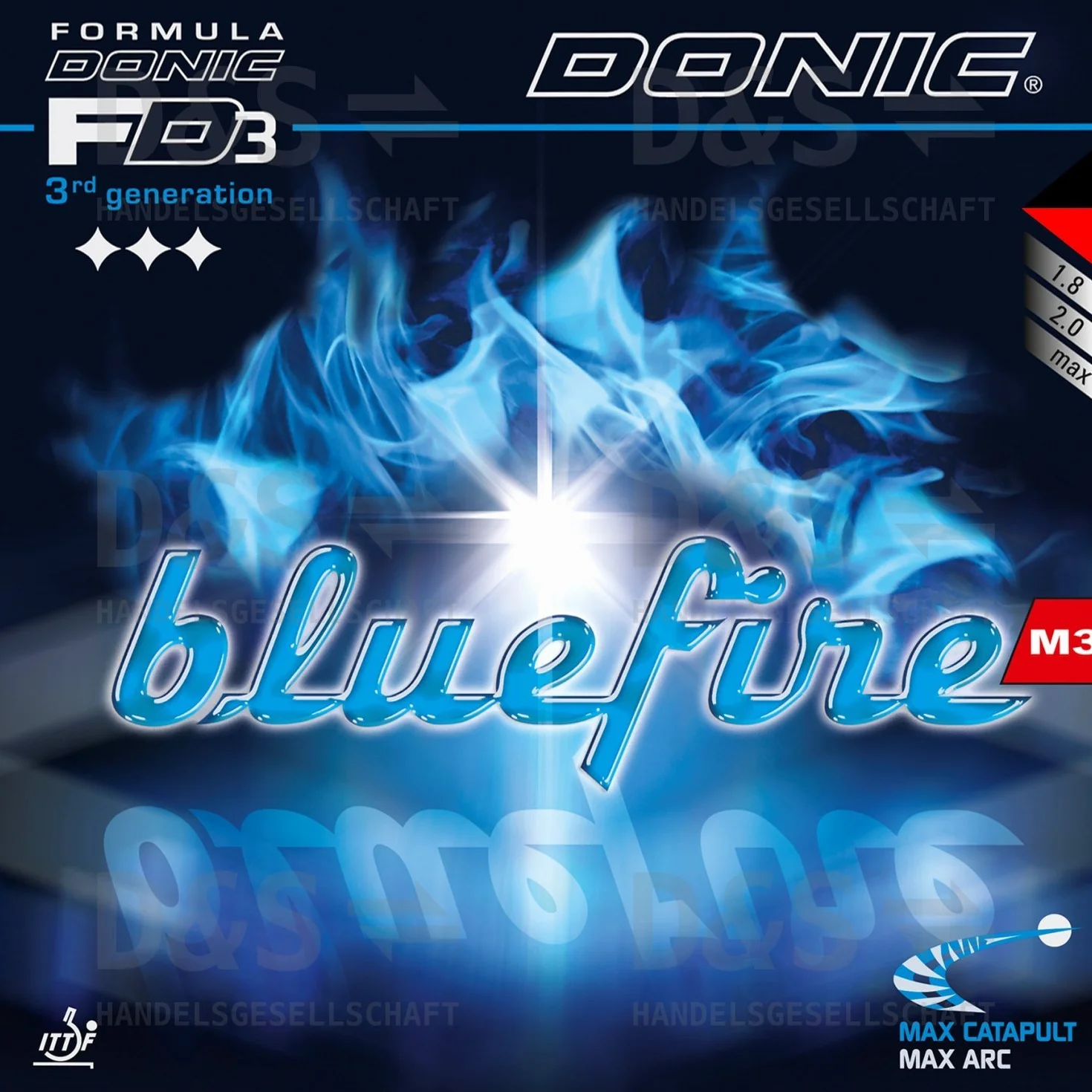 Donic Bluefire M3 Revêtement de tennis de table