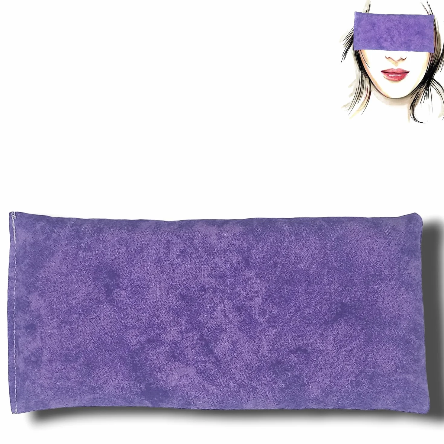 Coussins pour les yeux Pack 3 Lila's 2024 new - Graines de Lavande et de riz - Yoga, méditation, relaxation