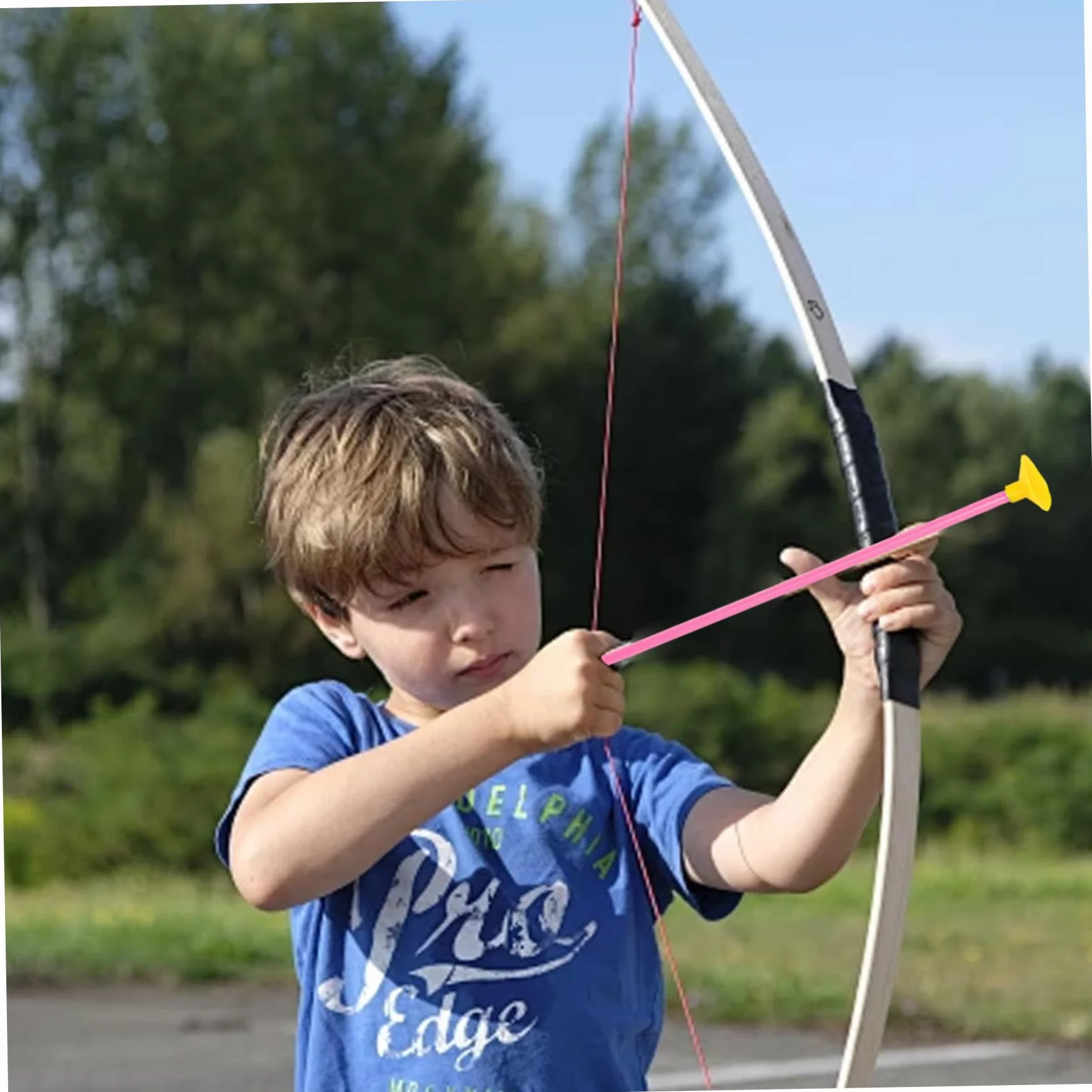 Flèches à Ventouse 42 cm Lot de 12 pour Enfants, Accessoires Tir à l'Arc Réutilisables