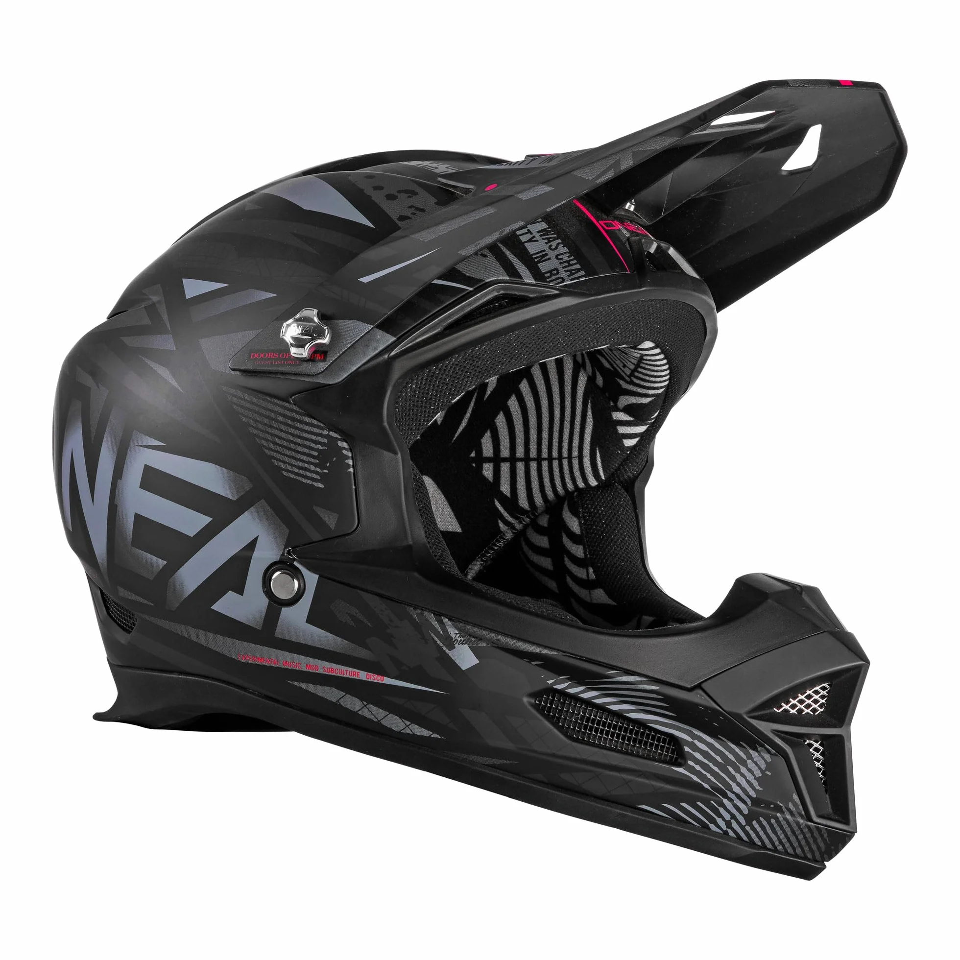 O'NEAL Casque Fury SYNTHY VTT Downhill Noir Adulte EN1078