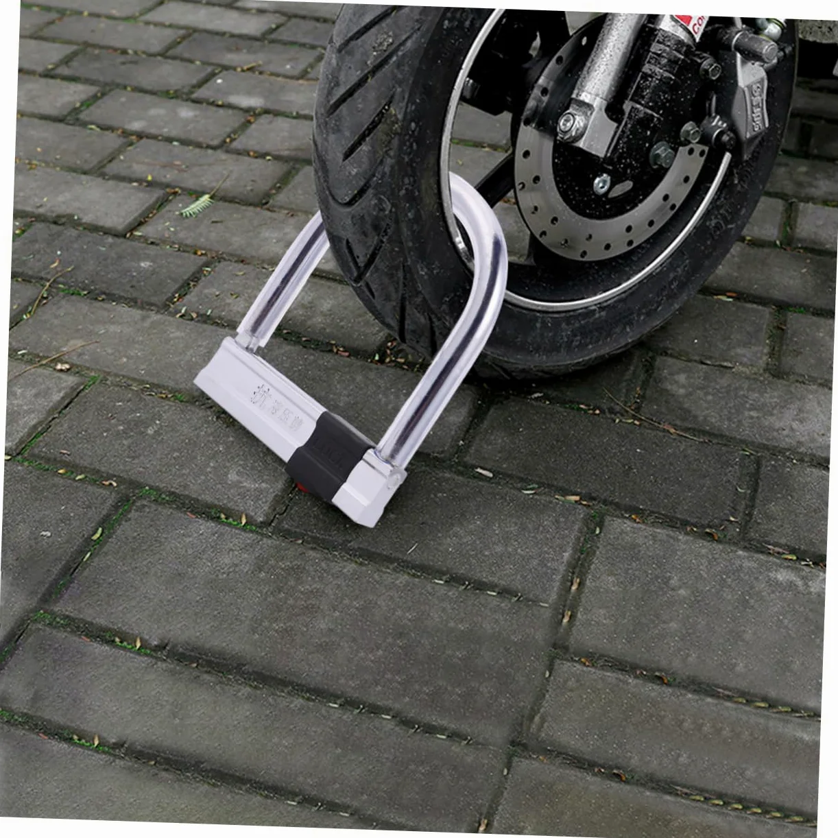 Antivol de Vélo en U, Antivol Moto, Acier Inoxydable, Résistance Hydraulique, Sécurité Renforcée pour Cyclisme et Usage Extérieur