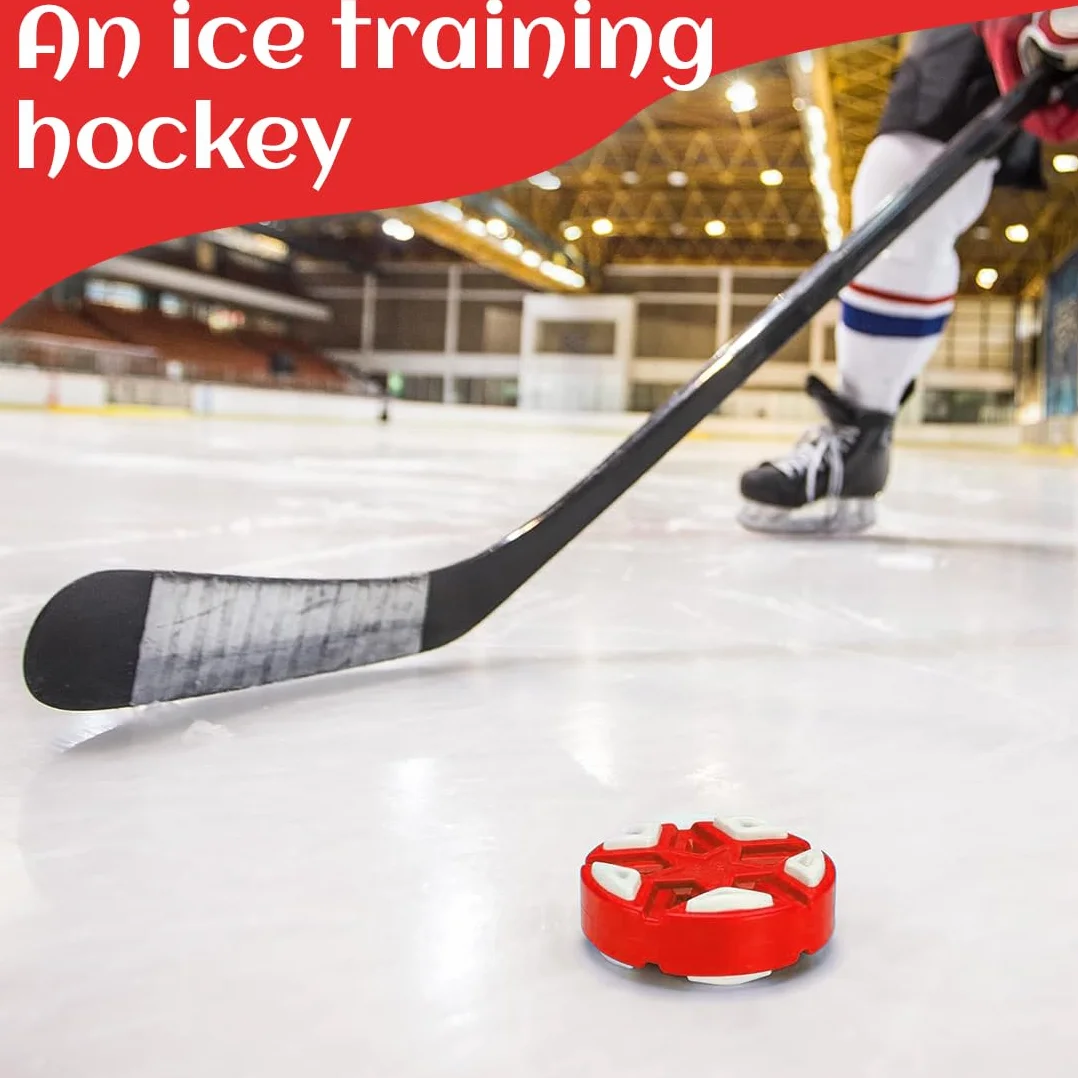 Rondelle de Hockey NHQZ pour Hockey sur Glace, Roller Hockey, Hockey de Rue - Plastique, Intérieur Extérieur