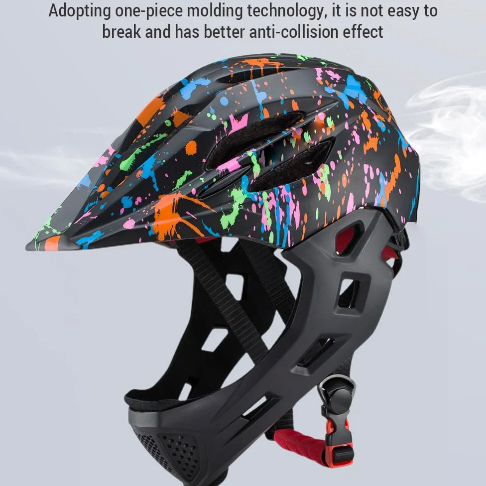 Casque de vélo réglable et respirant pour enfants avec lumière LED