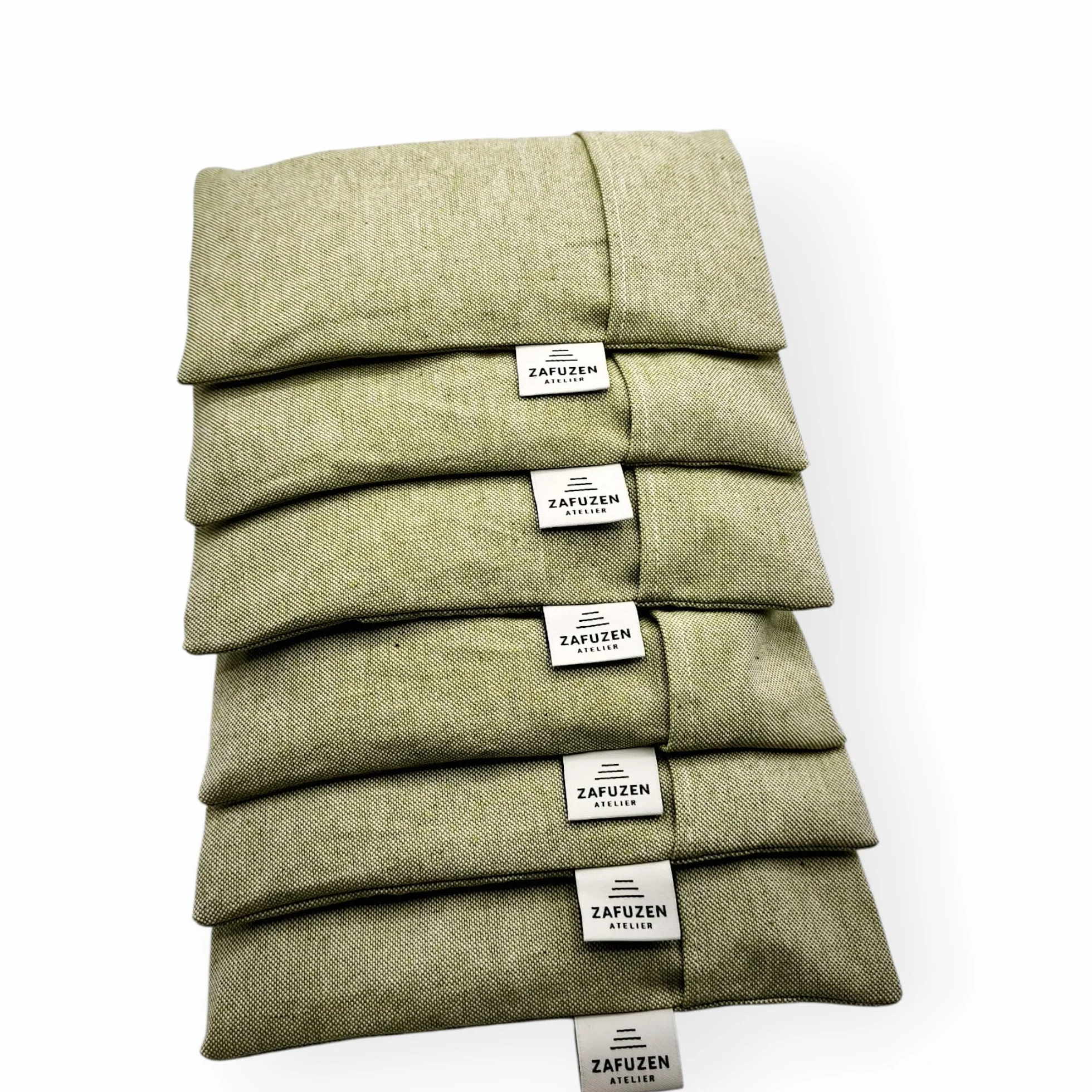 Coussins pour Les Yeux Lot de 6 – Coton Naturel et Lavande – Usage Professionnel Yoga, Pilates, Spa