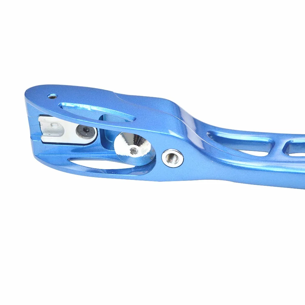 Poignée d'arc Classique Takedown ILF 25" Alliage d'aluminium Droitier Bleu