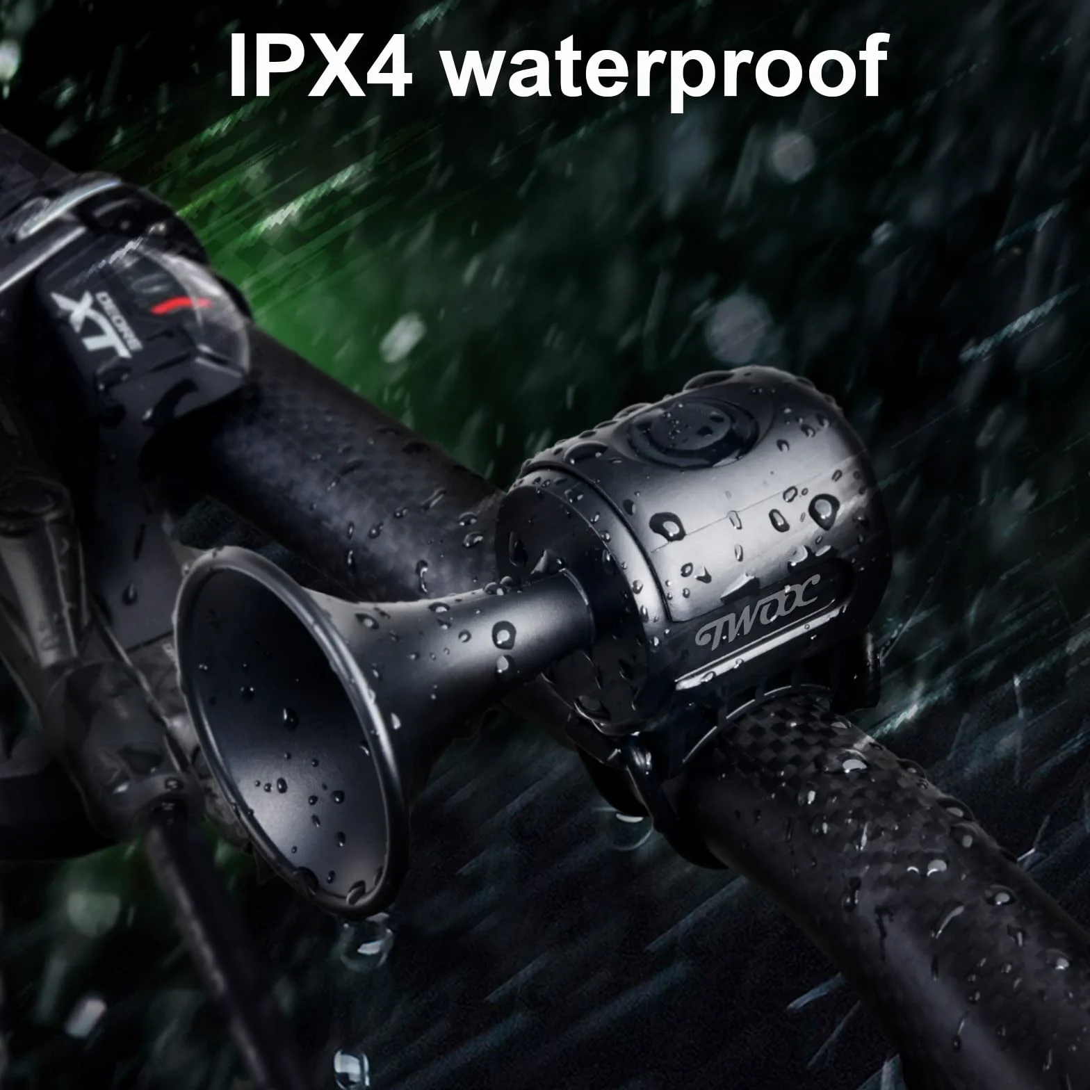 Vélo Sonnette Électrique 120dB 1 Mode Klaxon Puissante IPX4 300mAh