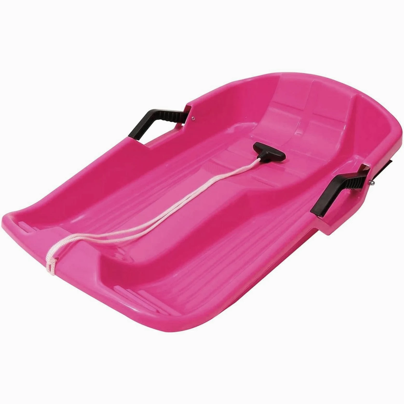 Luge De Neige pour Toboggan d'hiver 2 Places avec Corde De Traction | Luge Neige Ski Hiver Pour Plage Sable Glace Pentes Descentes Garçons Filles