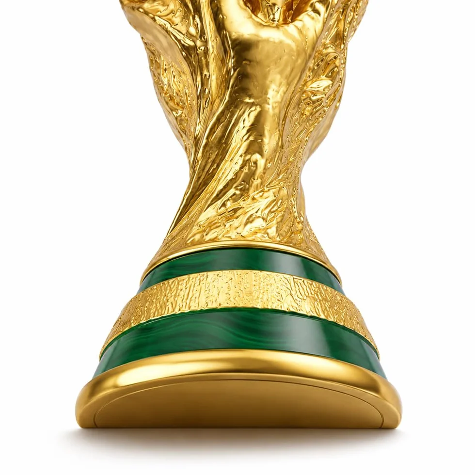 Réplique de Trophée Coupe du Monde de Football, Style Coupe Hercules, Prix Champion en Résine, Souvenir de Collection pour Fans, Bureau Bar Vitrine