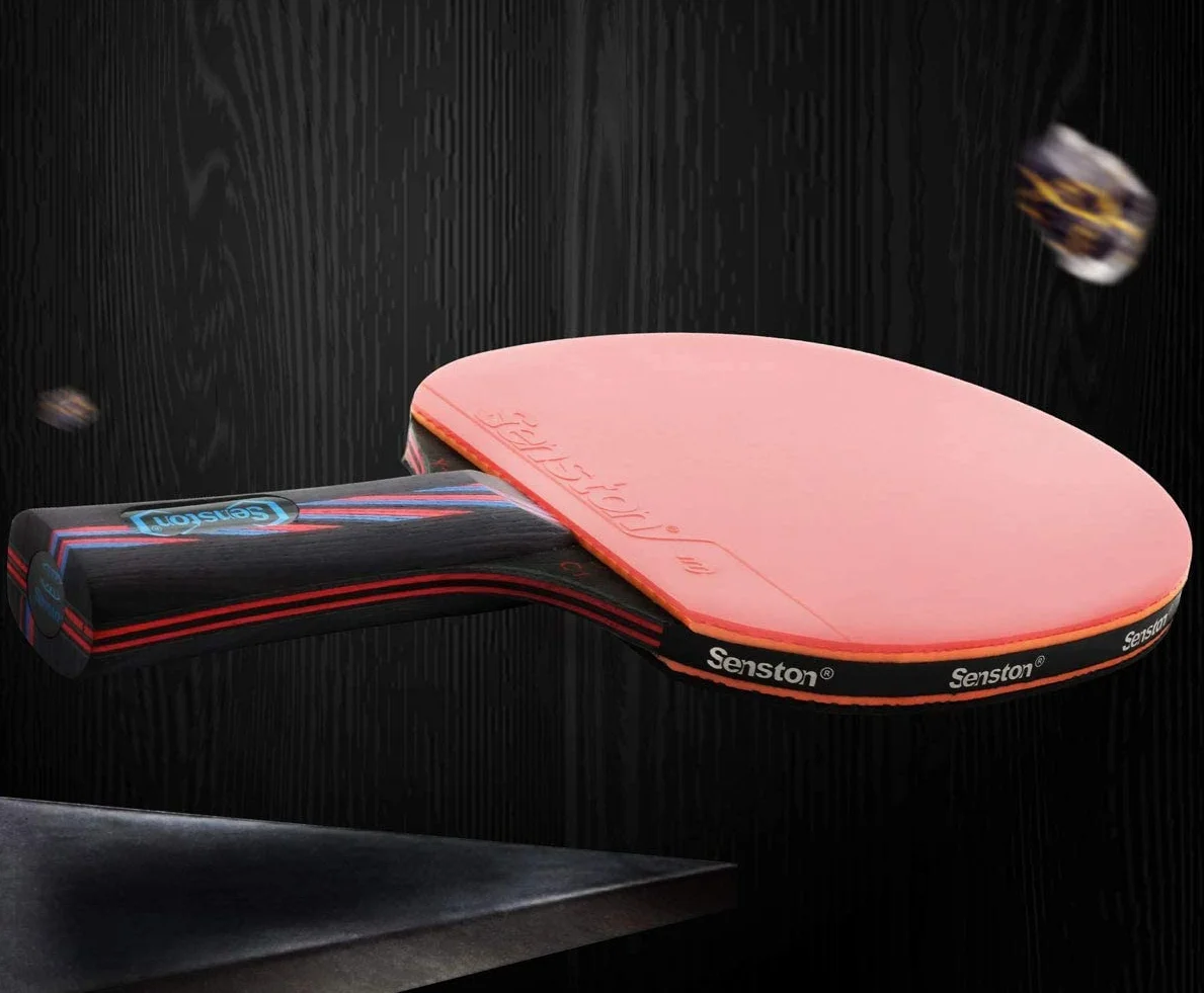 Raquette de Tennis de Table Professionnelle, Long-Handle, Prise en Main