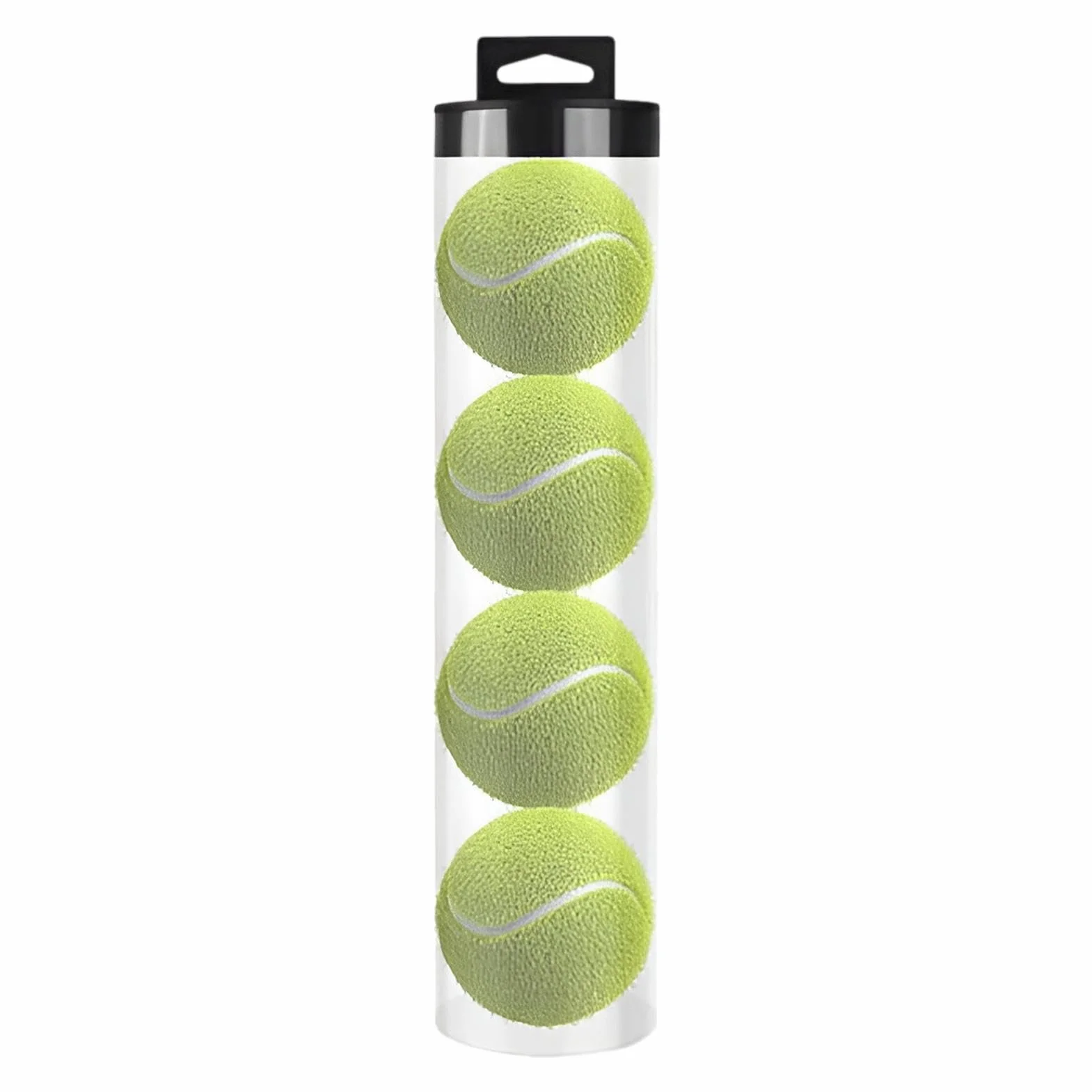 Boîte de rangement pour accessoires de tennis de table, boîte de rangement pour balles de ping-pong, cylindre de balle avec design transparent et durable pour transporter des balles de sport