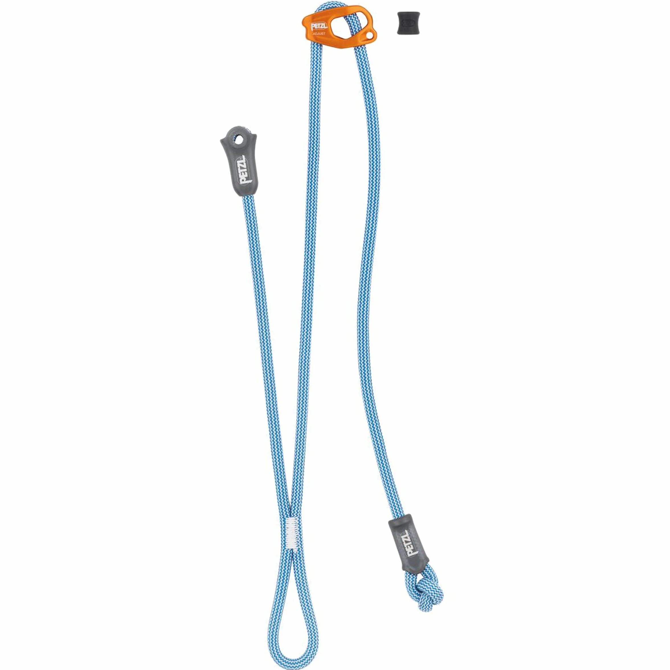 PETZL DUAL CONNECT ADJUST LANYARD BLUE