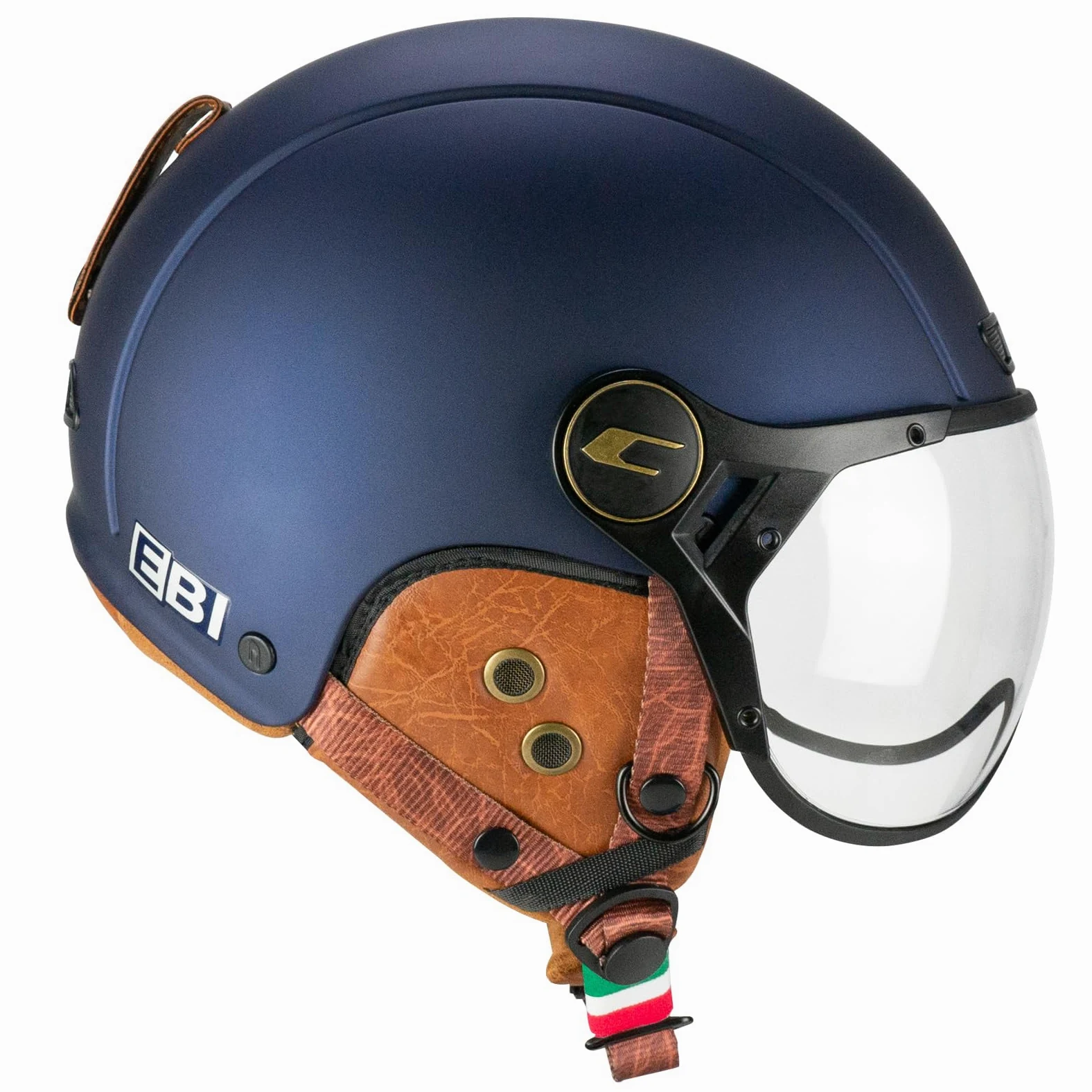 CGM EBI Casque de Ski Unisexe pour Adulte, Bleu Satin, XXL (61 cm)