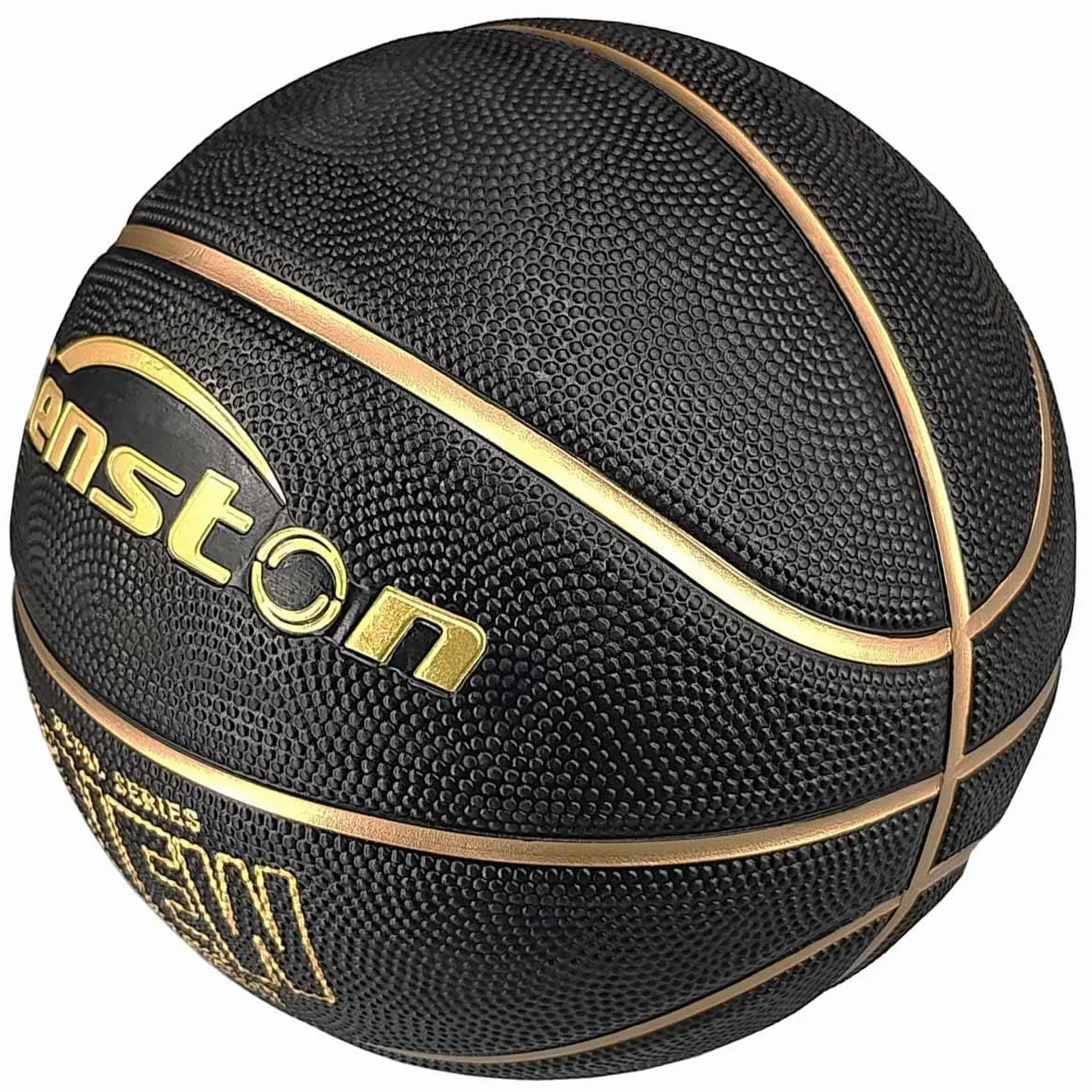 Senston Ballon de Basket Taille 7 avec Pompe, Basketball Intérieur/Extérieur