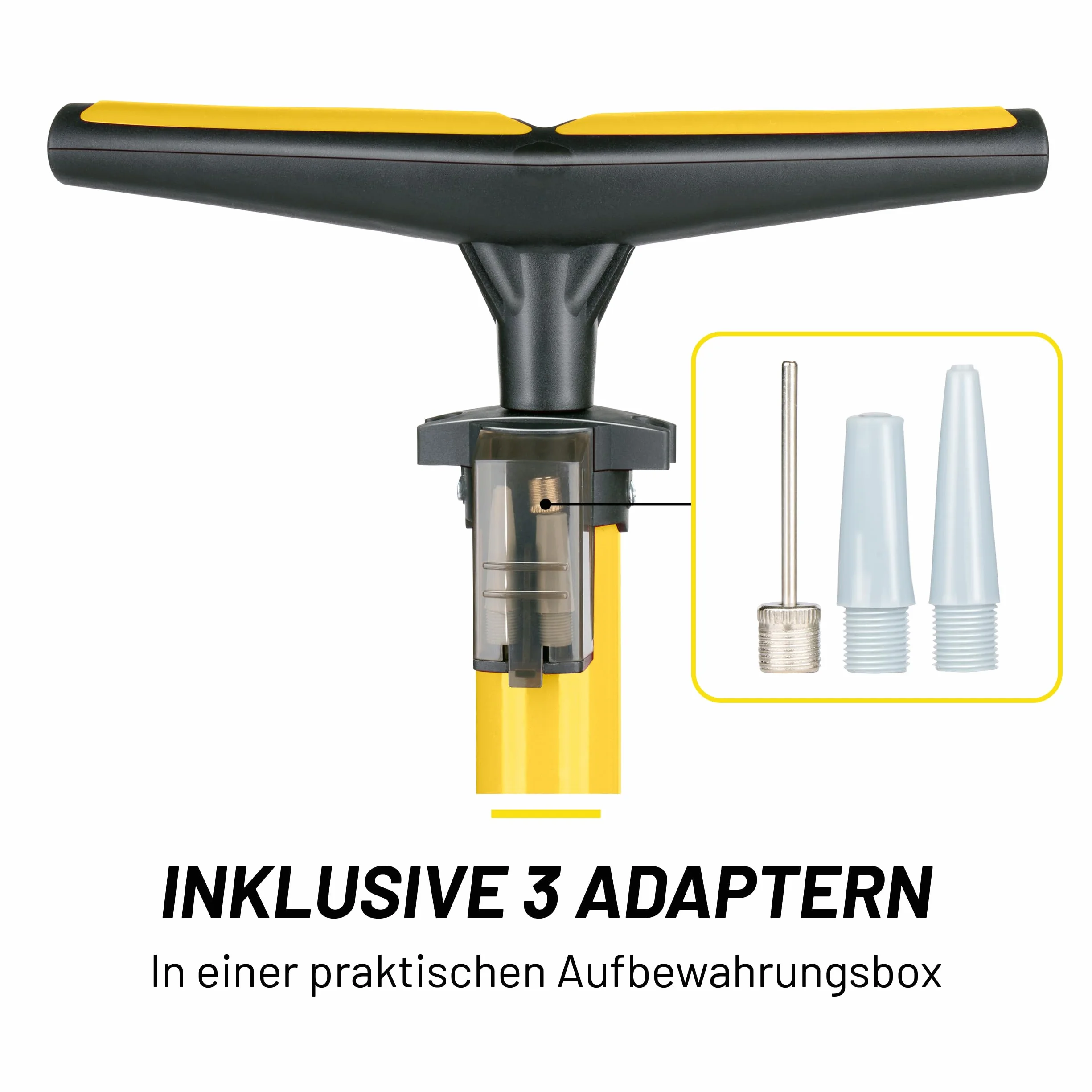 Dunlop Pompe à Vélo Double Valve avec Manomètre 11-12Bar 160-180 PSI Noir
