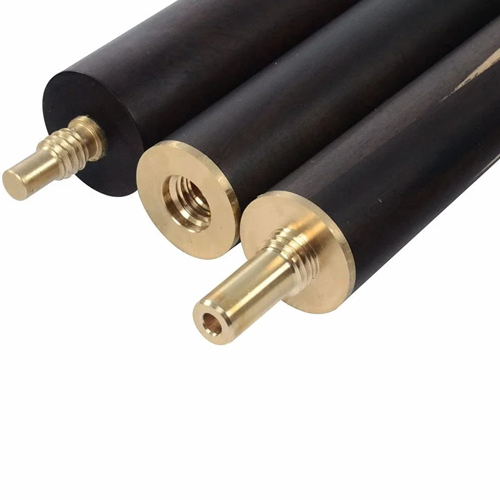 CUESOUL Queue de Snooker Classique 57 pouces 18 oz Palissandre 3/4 Joints Étui Similicuir Embout 9,5 mm