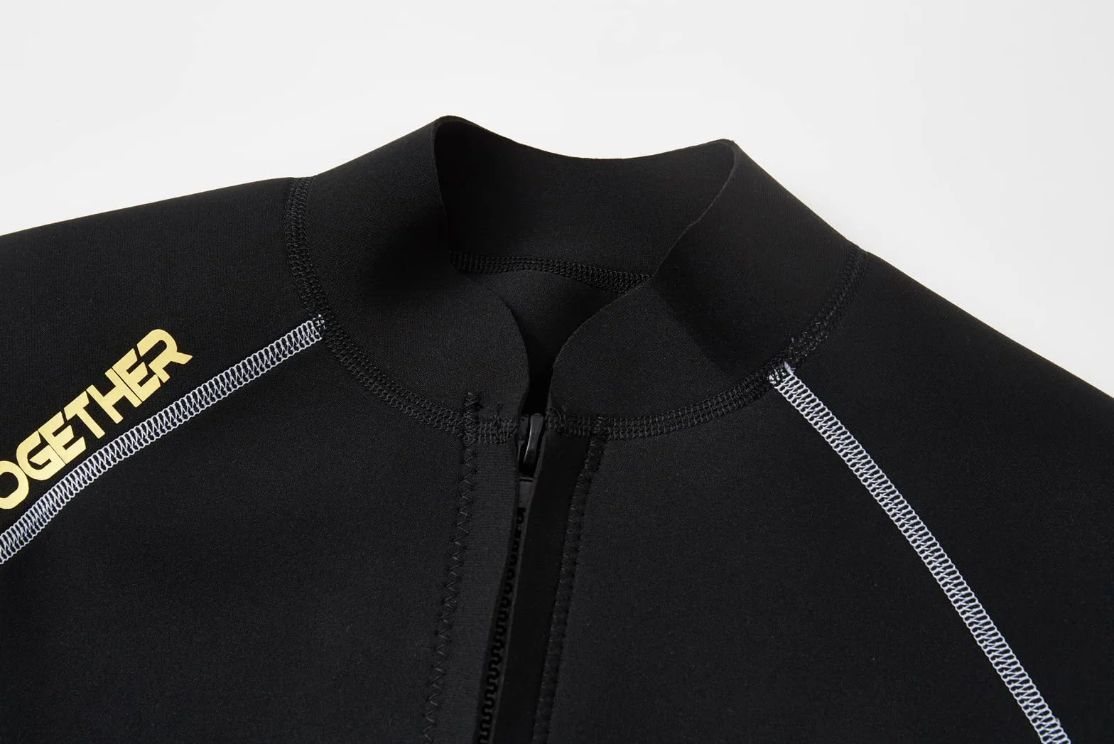 Combinaison de plongée néoprène 2 mm homme femme fermeture éclair devant manches longues surf natation