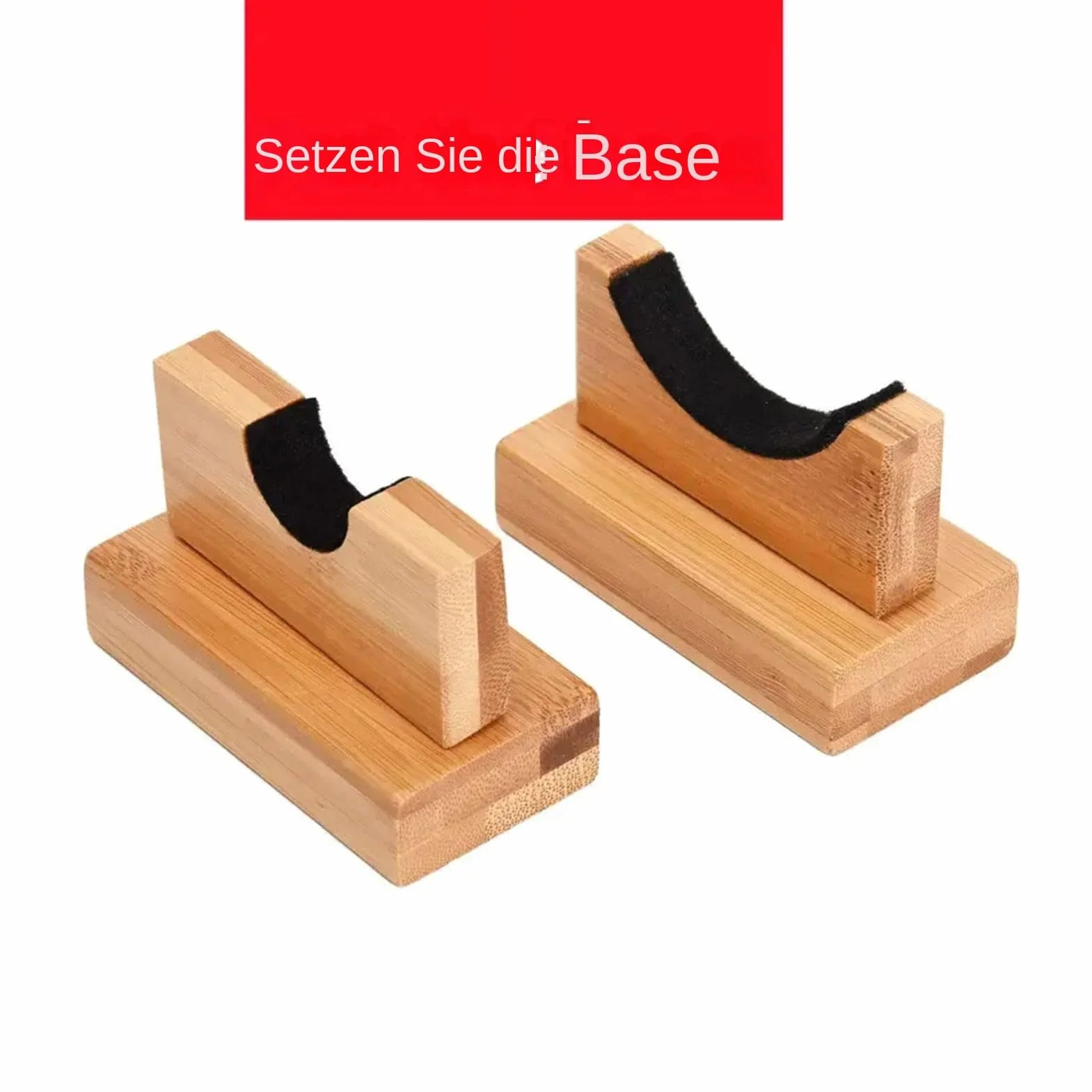 Support pour batte de baseball en bois massif fait à la main, affichage horizontal