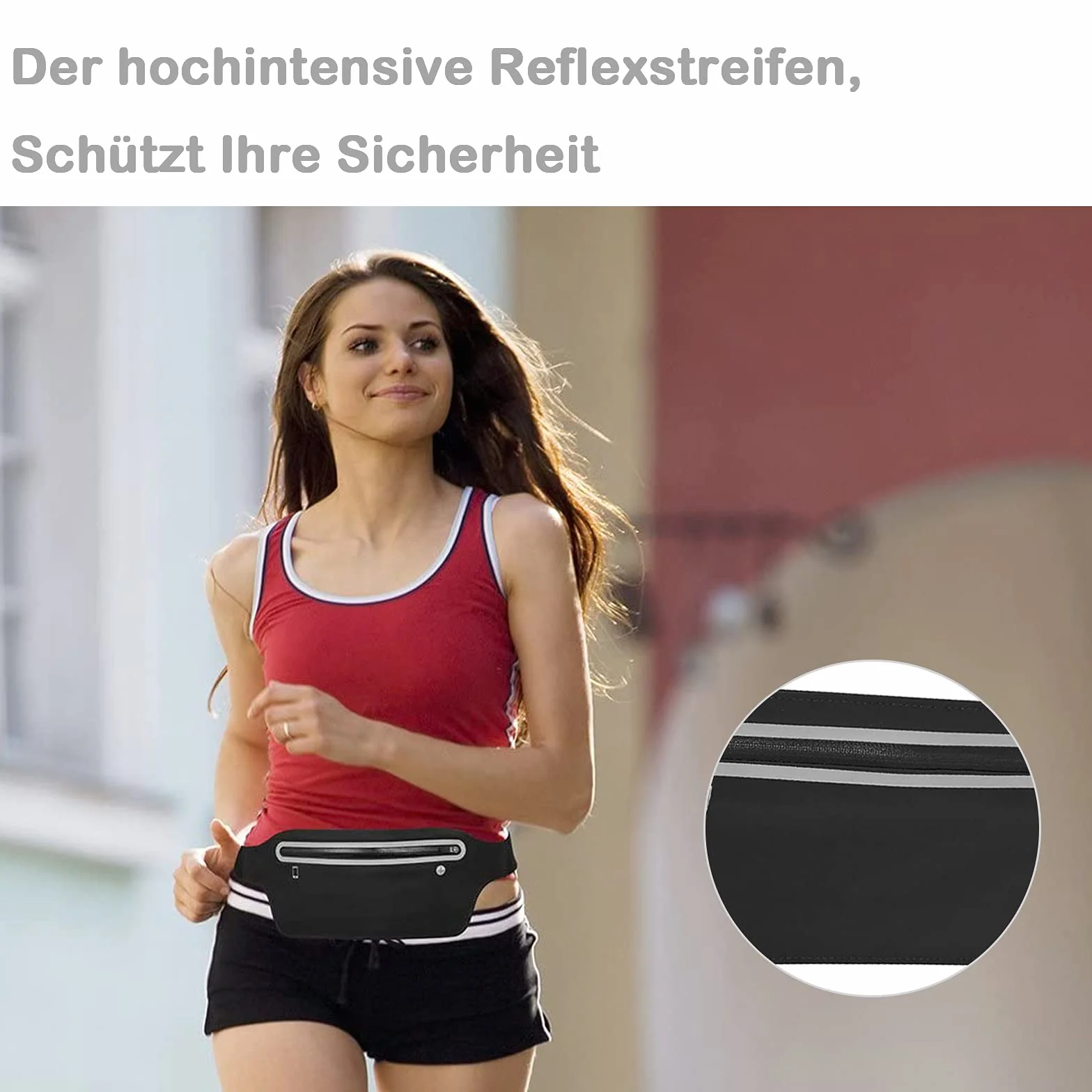 Carehabi Sac Banane Noir Taille Unique EU