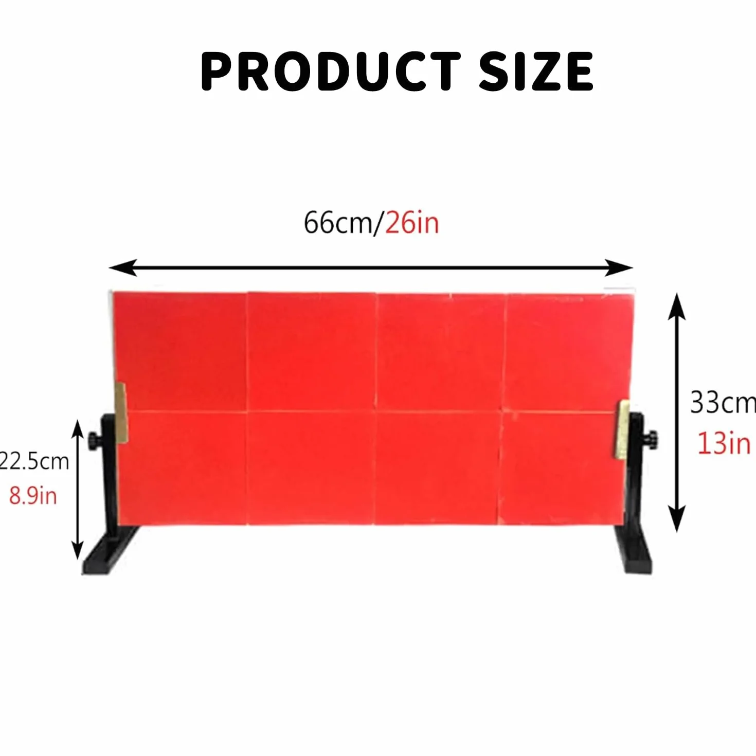 Planche de Tennis de Table Rebond avec 8 caoutchoucs Rouges Planche de Retour de Tennis de Table Pro Return pour la Maison, la Gym, l'intérieur et l'extérieur