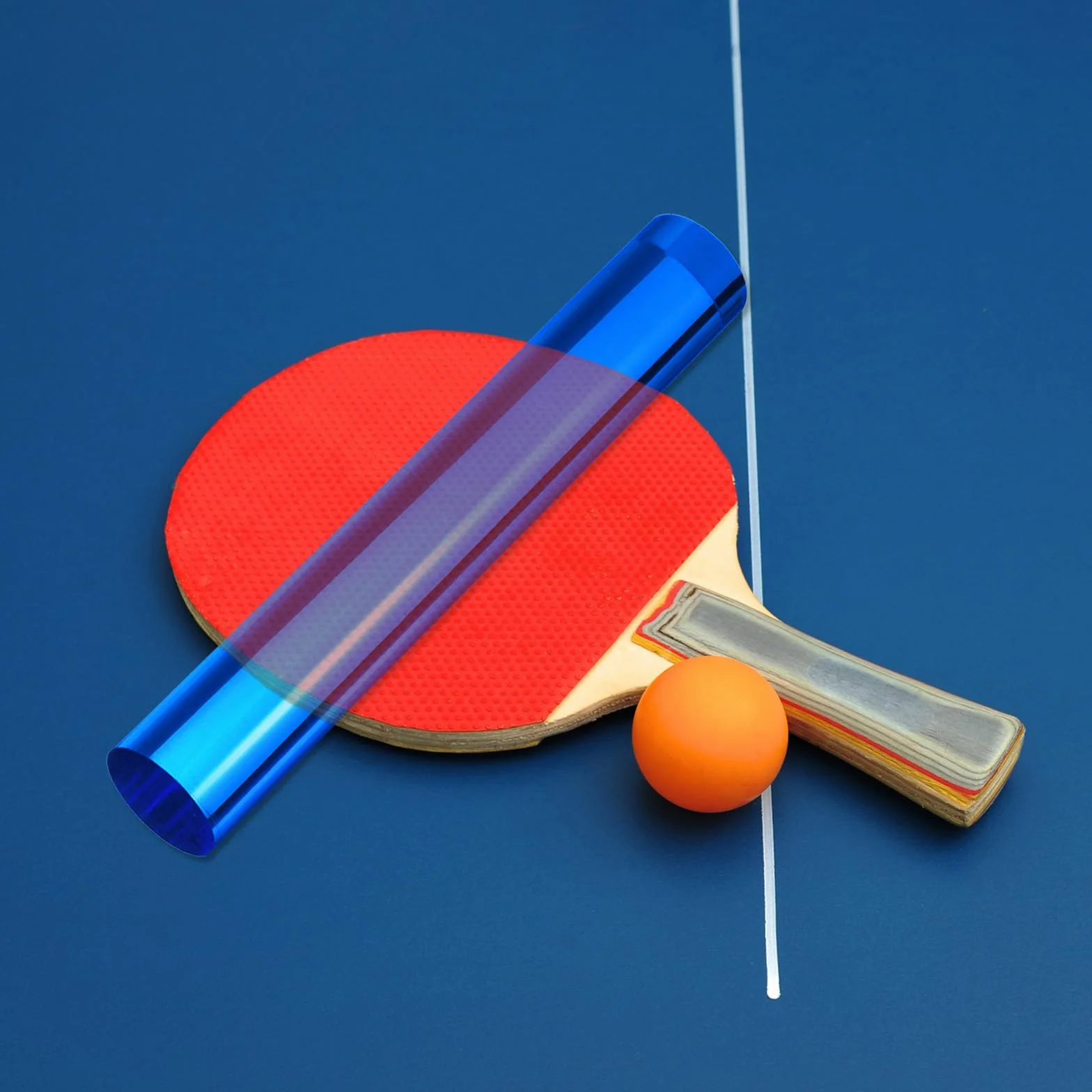 PATIKIL Rouleau en caoutchouc pour tennis de table, outil adhésif pour assembler une raquette