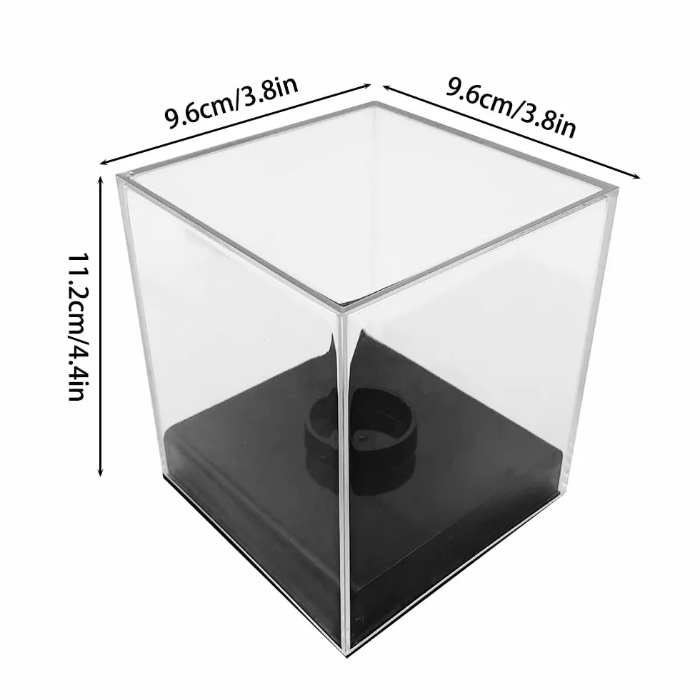 Vitrine Baseball en Acrylique Transparente Autographiée avec Base pour Balle de Golf