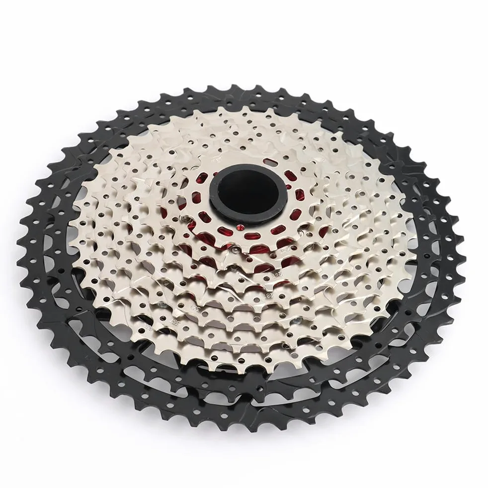 CYSKY Cassette de vélo 12 Vitesses 11-50/11-52 Dents Cassette Compatible avec Shimano Sram Sunrace, Convient pour VTT, vélo de Route