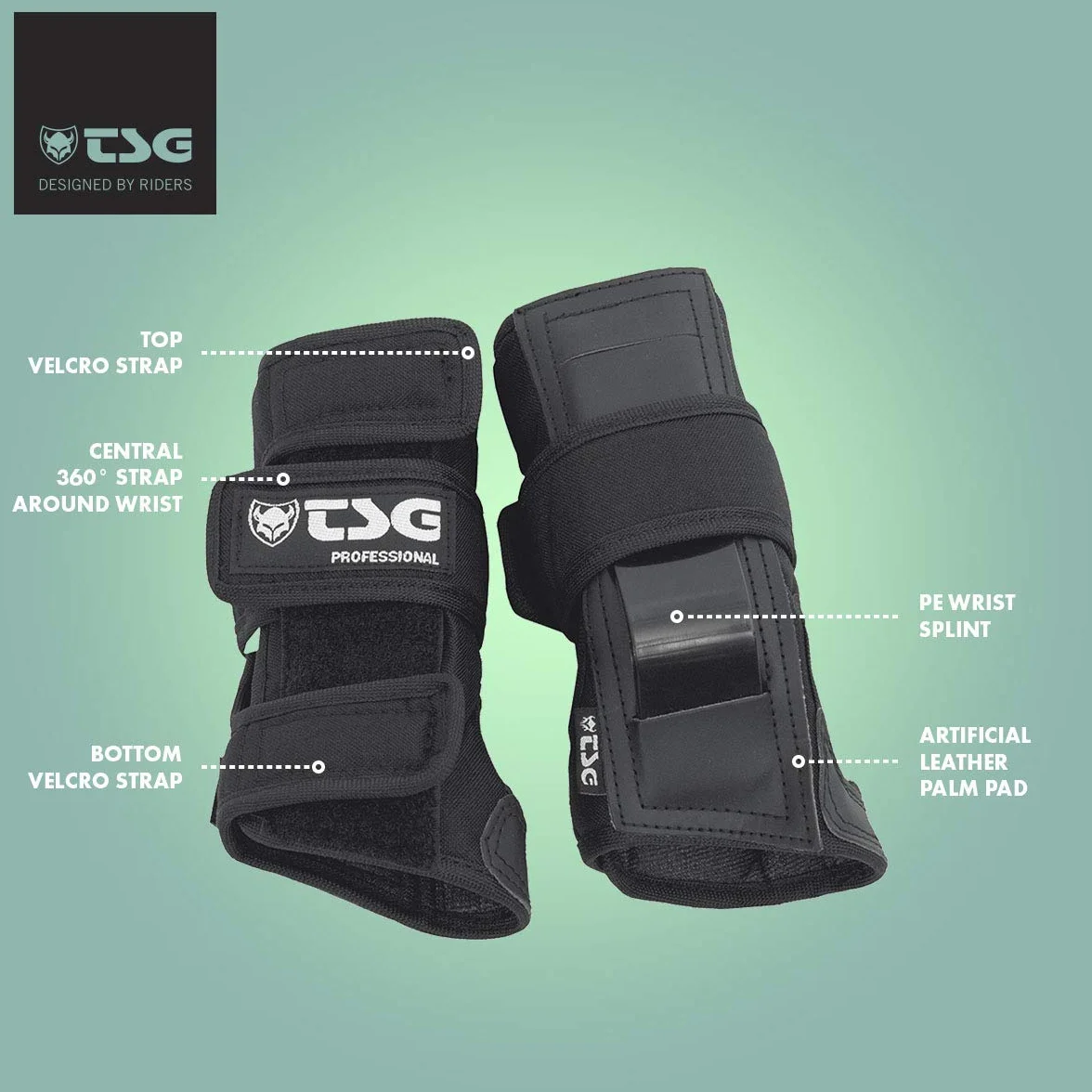 Lot de 2 protège-Poignet Professional TSG 73005