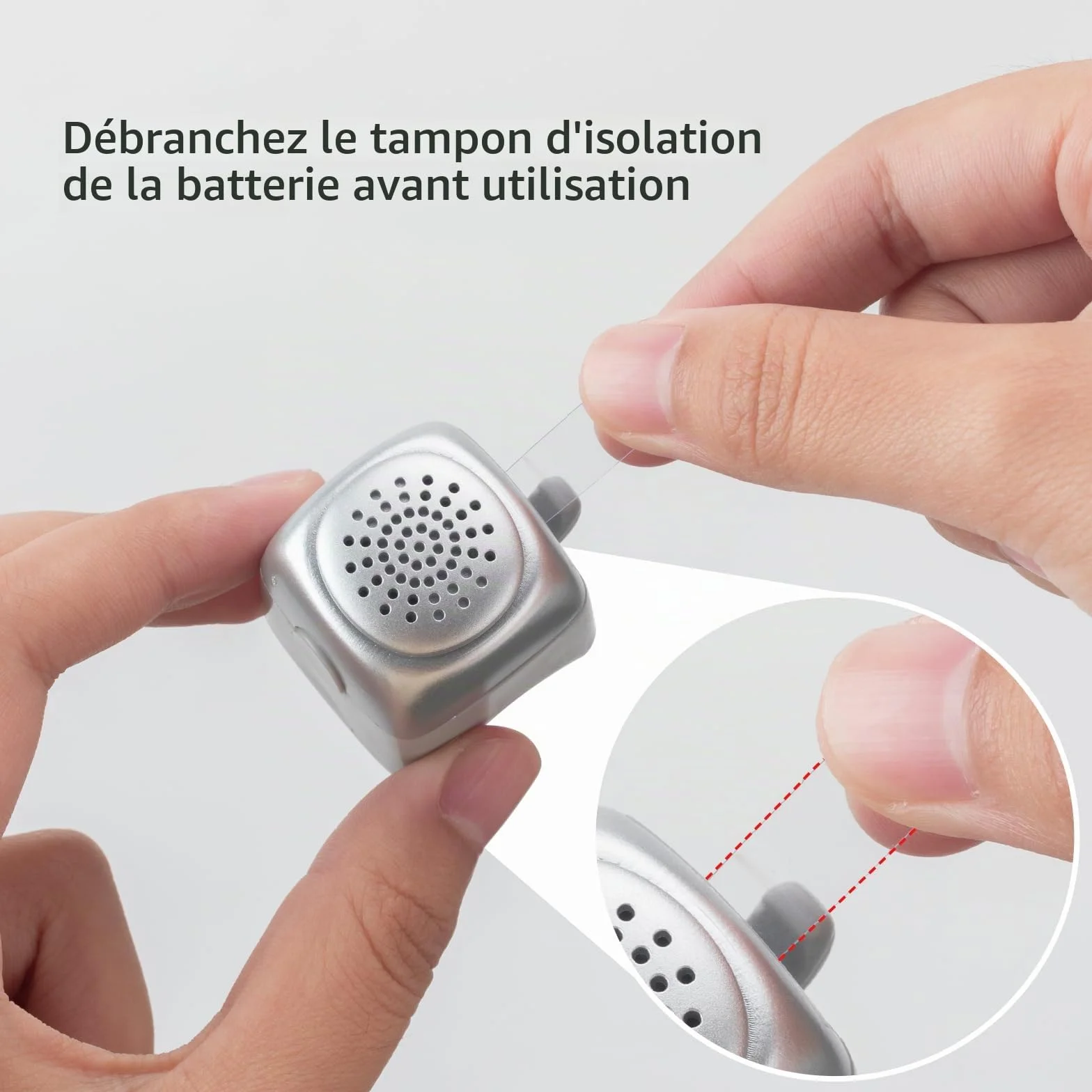 ROCKBROS Sonnettes Électrique Vélo, Klaxon Vélo Électronique, Mini Avertisseur Sonore Cloche E-Bell Étanche Bell 80dB, Universelle Fixation Élastique en Silicone Noir Rouge Bleu