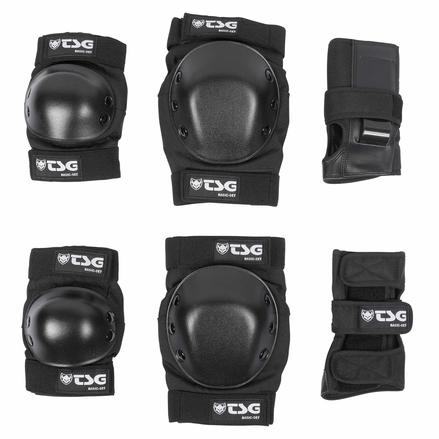 TSG Basic Set de protections Coudes Genoux Poignets