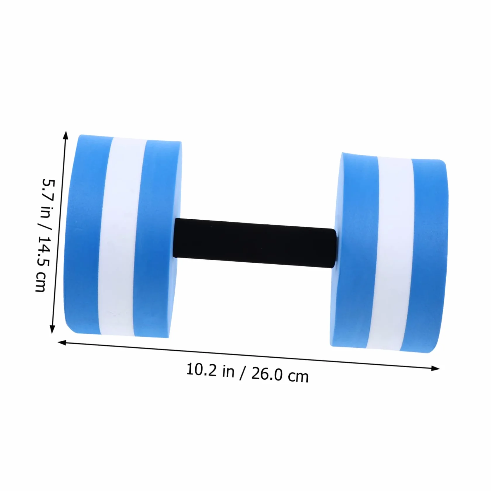1 haltère flottante en mousse, équipement d'entraînement de piscine pour adultes, équipement de fitness, équipement de fitness flottant, survêtement pour femme, aérobie