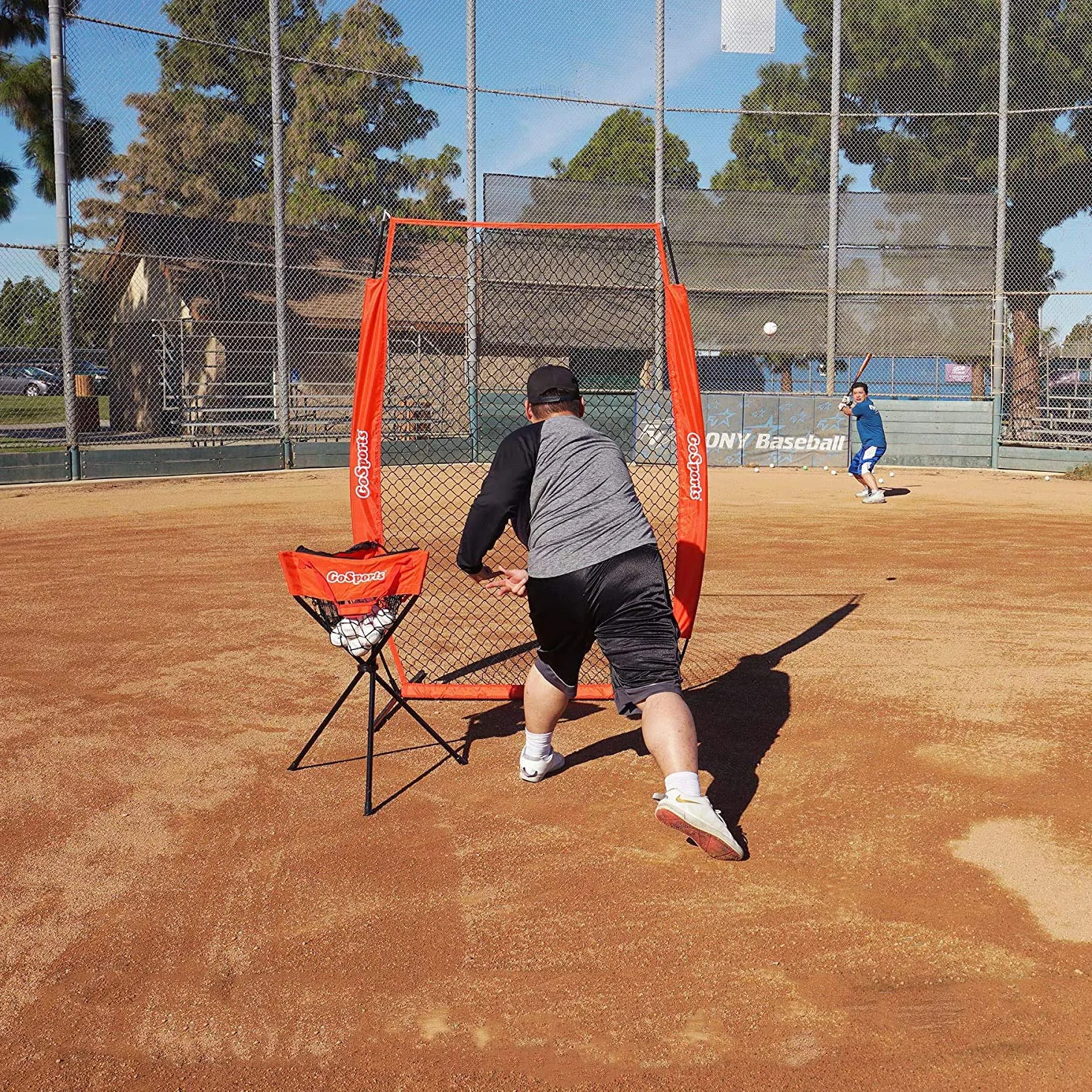 GoSports Filet de protection pour lanceur de baseball et softball