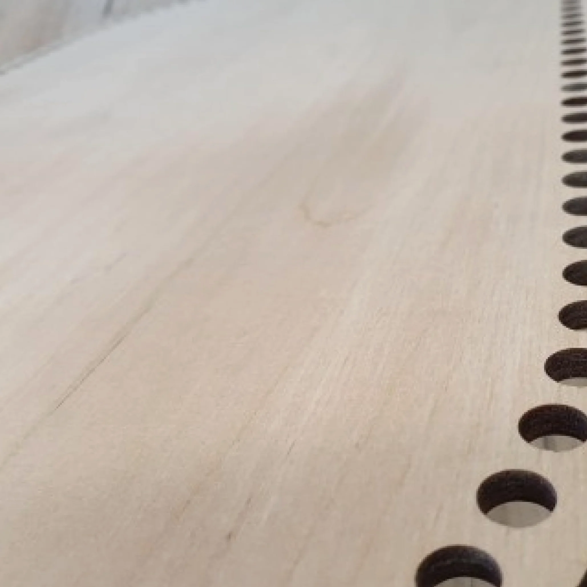 Plaque de fond en bois avec trous de 12 mm pour crochet DIY paniers, 85 x 40 cm