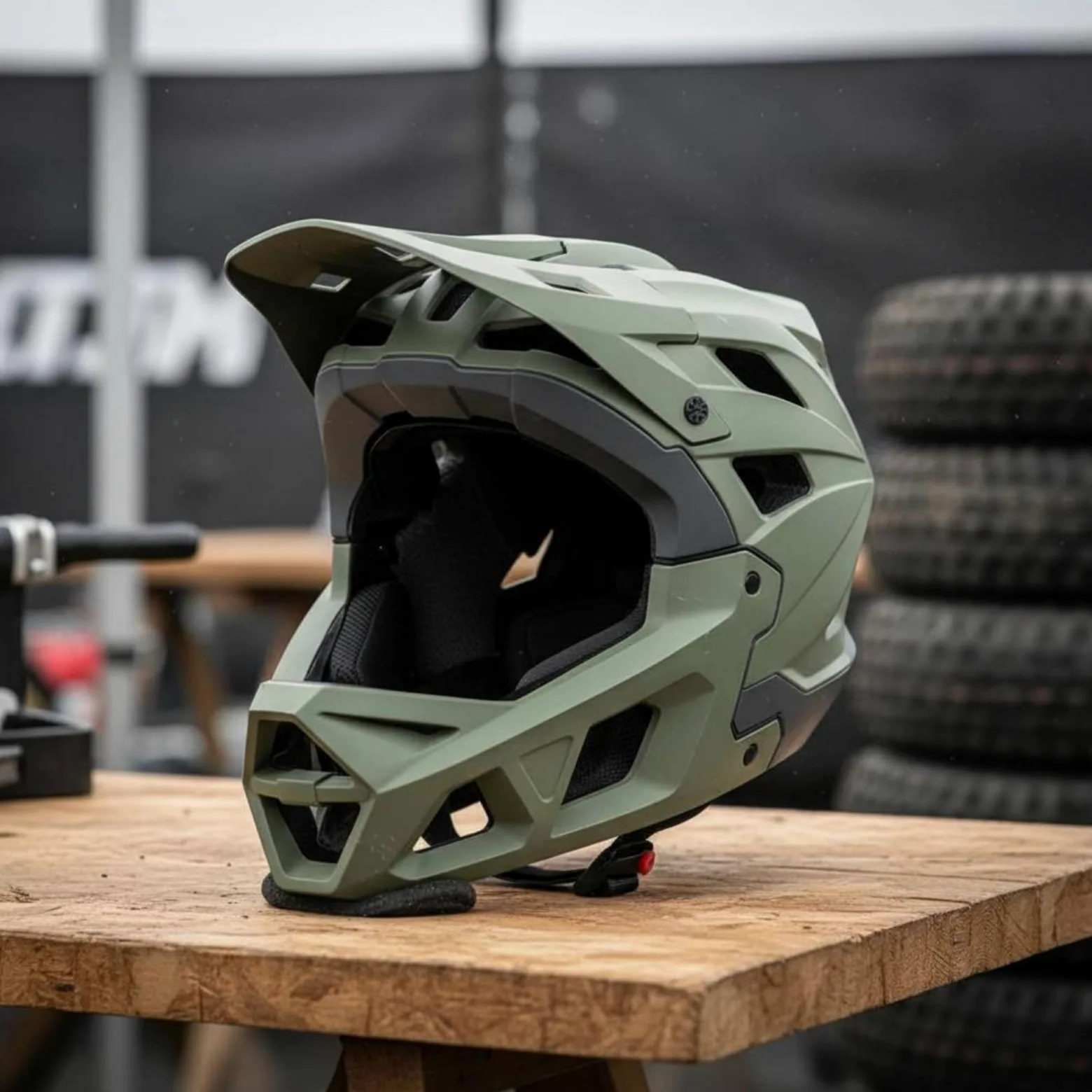 Milageto Casque Intégral Aération | Casque Scente Descente à Absorption d'Impact en PC et EPS Léger, Protection Complète avec Coque Mentonnière pour Adultes