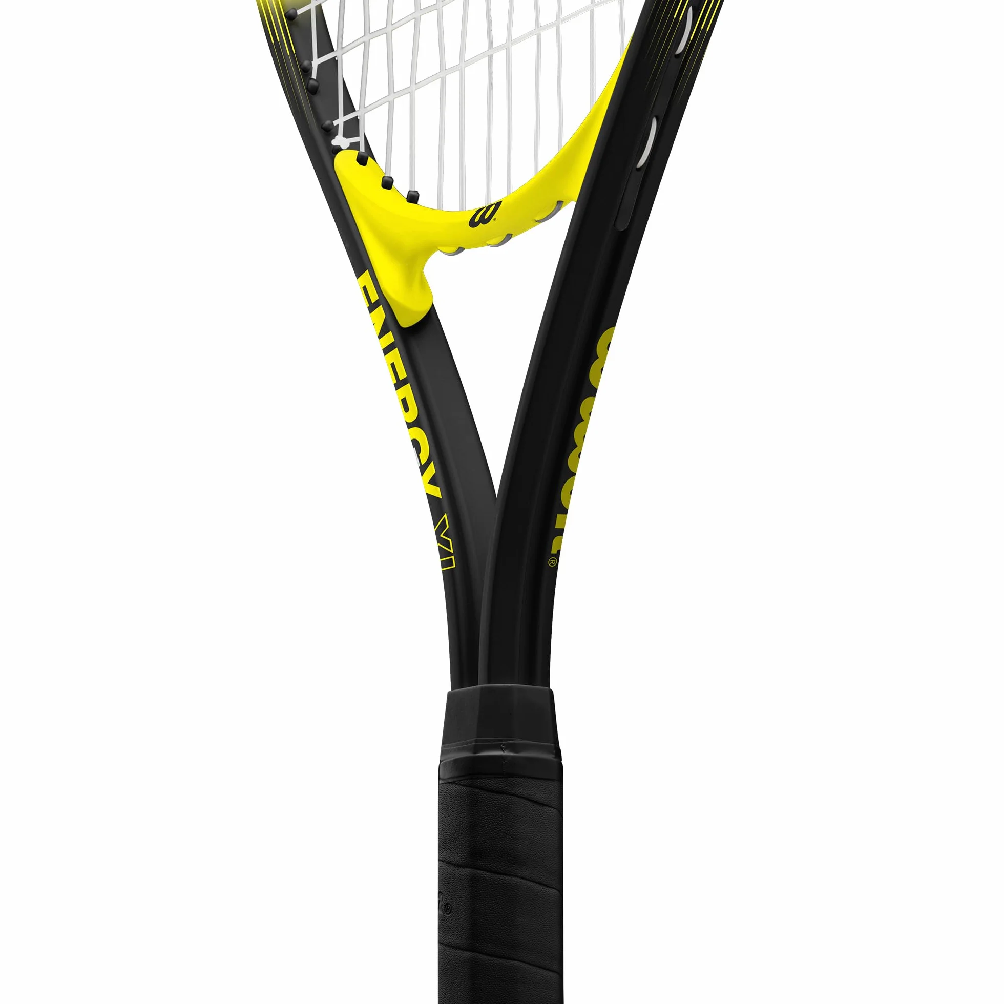 Raquette de Tennis Wilson Energy XL, Alliage AirLite, Noir/Jaune
