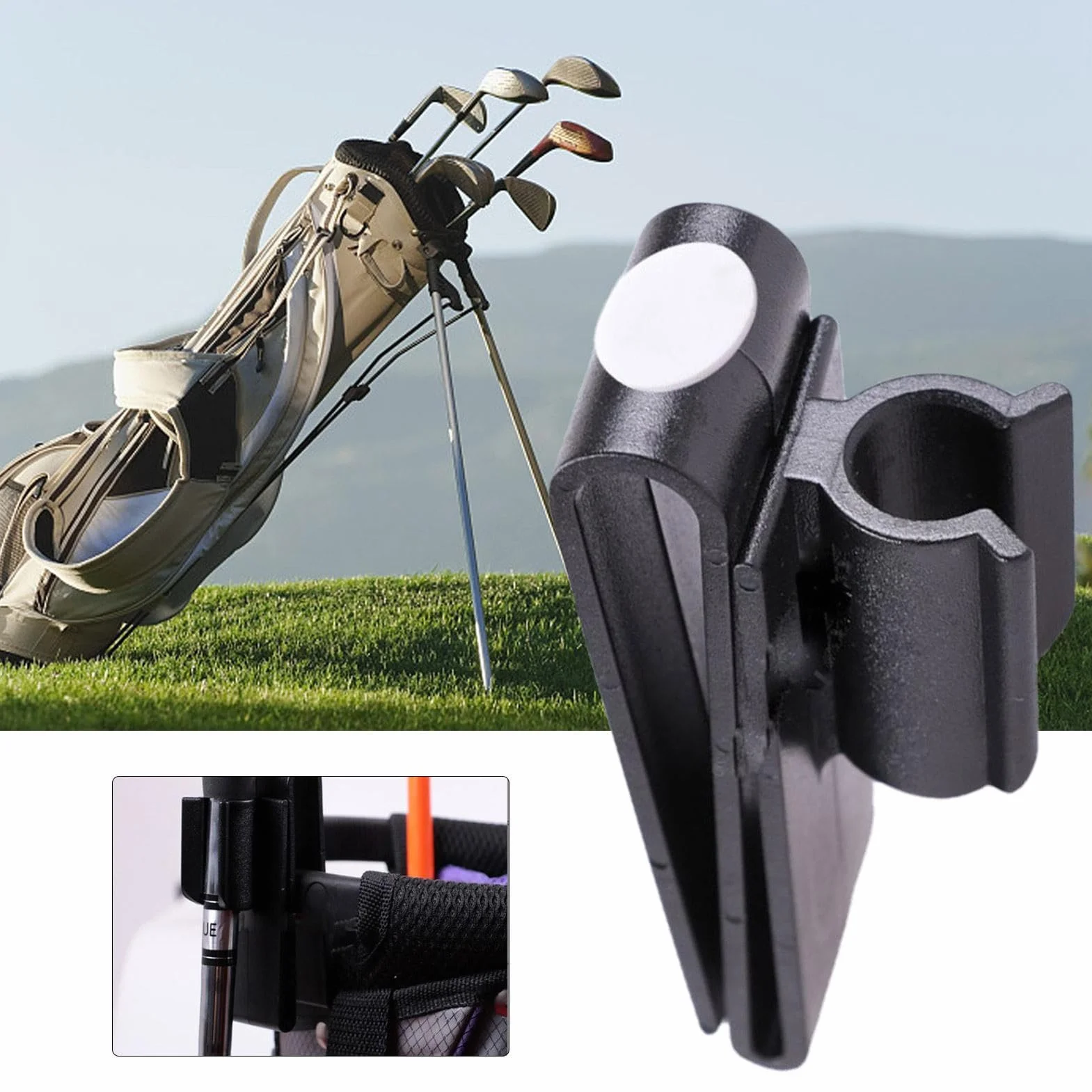 Organisateur de Clubs de Golf Portable pour Sac de Golf Débutants Amateurs Adultes