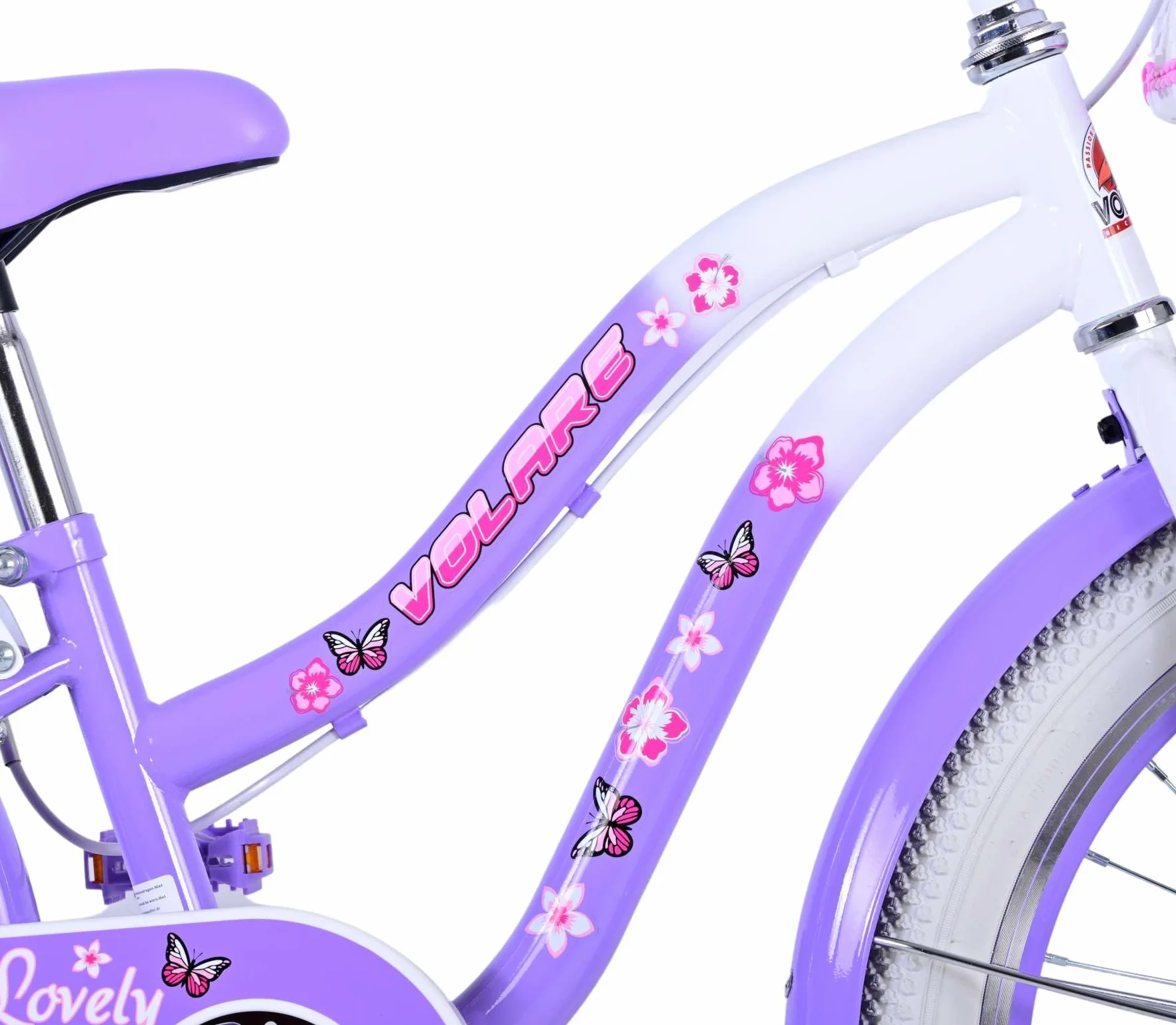 Vélo pour Fille 20 Pouces avec Panier et Porte-Bagages 6-8 Ans