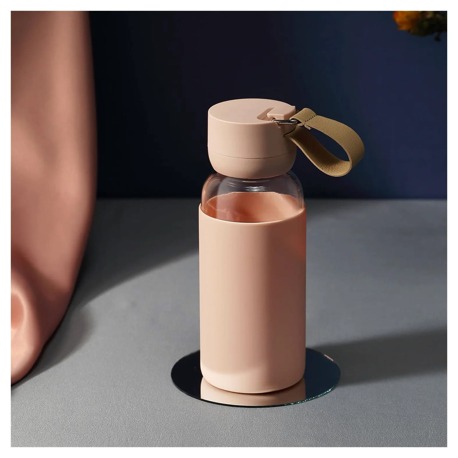 Jolies Bouteilles en Verre colorées, Tasses à café, gourdes en Cristal, Bouteilles à thé