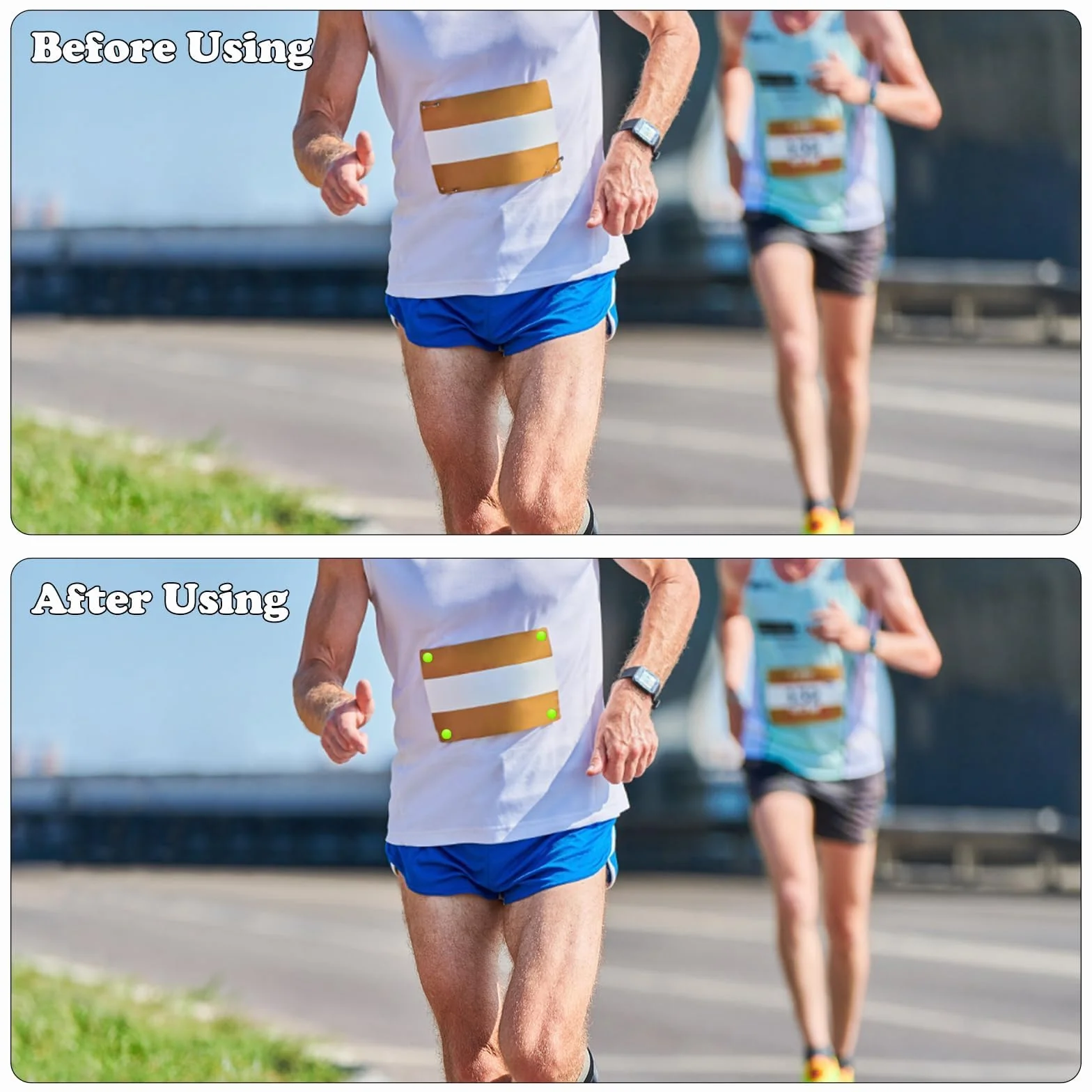 Lot de 12 clips pour dossard de course marathon, porte-numéro, aimants