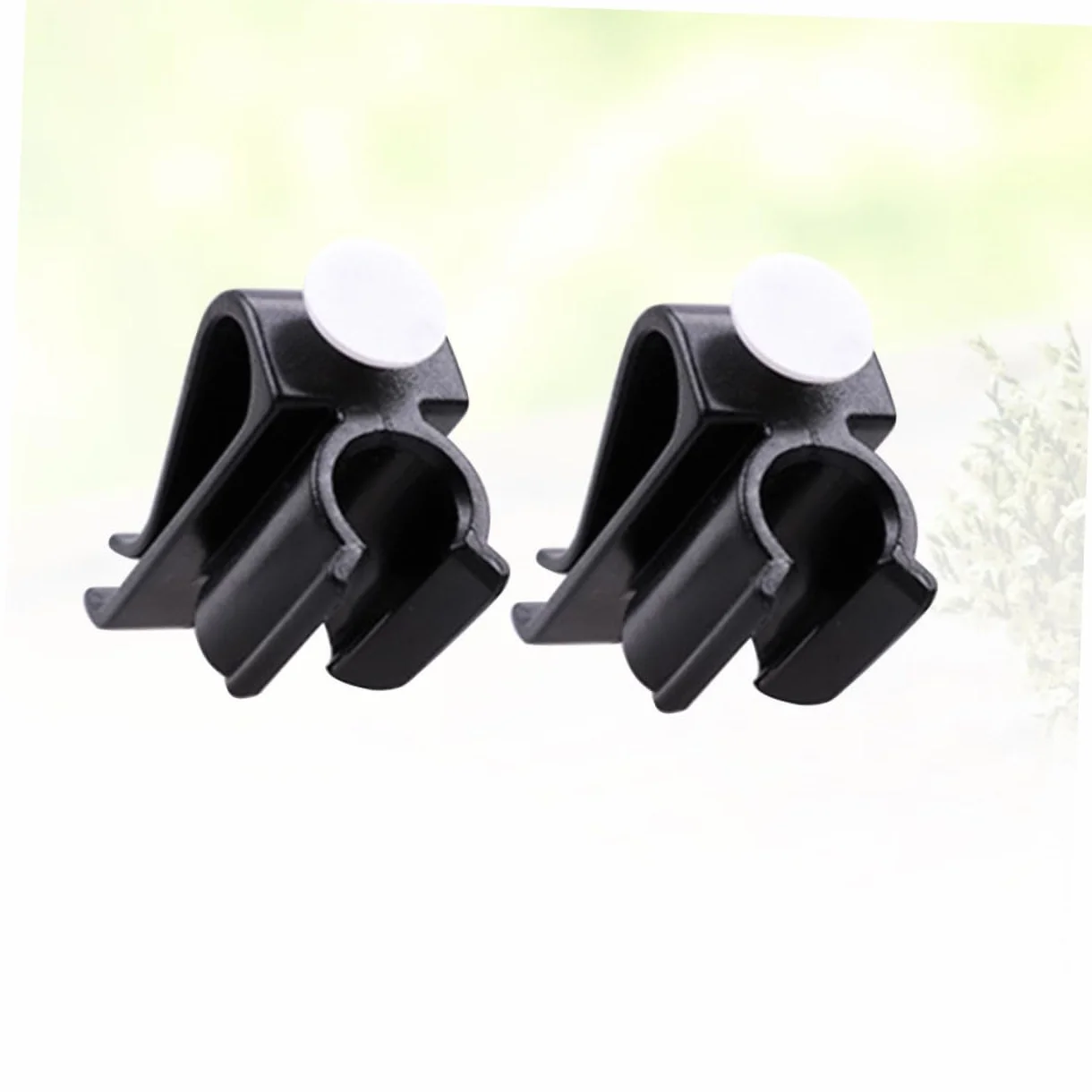 Lot de 2 Clips Support de Putter Noir PP pour Golf, Pince de Club Sécurisée