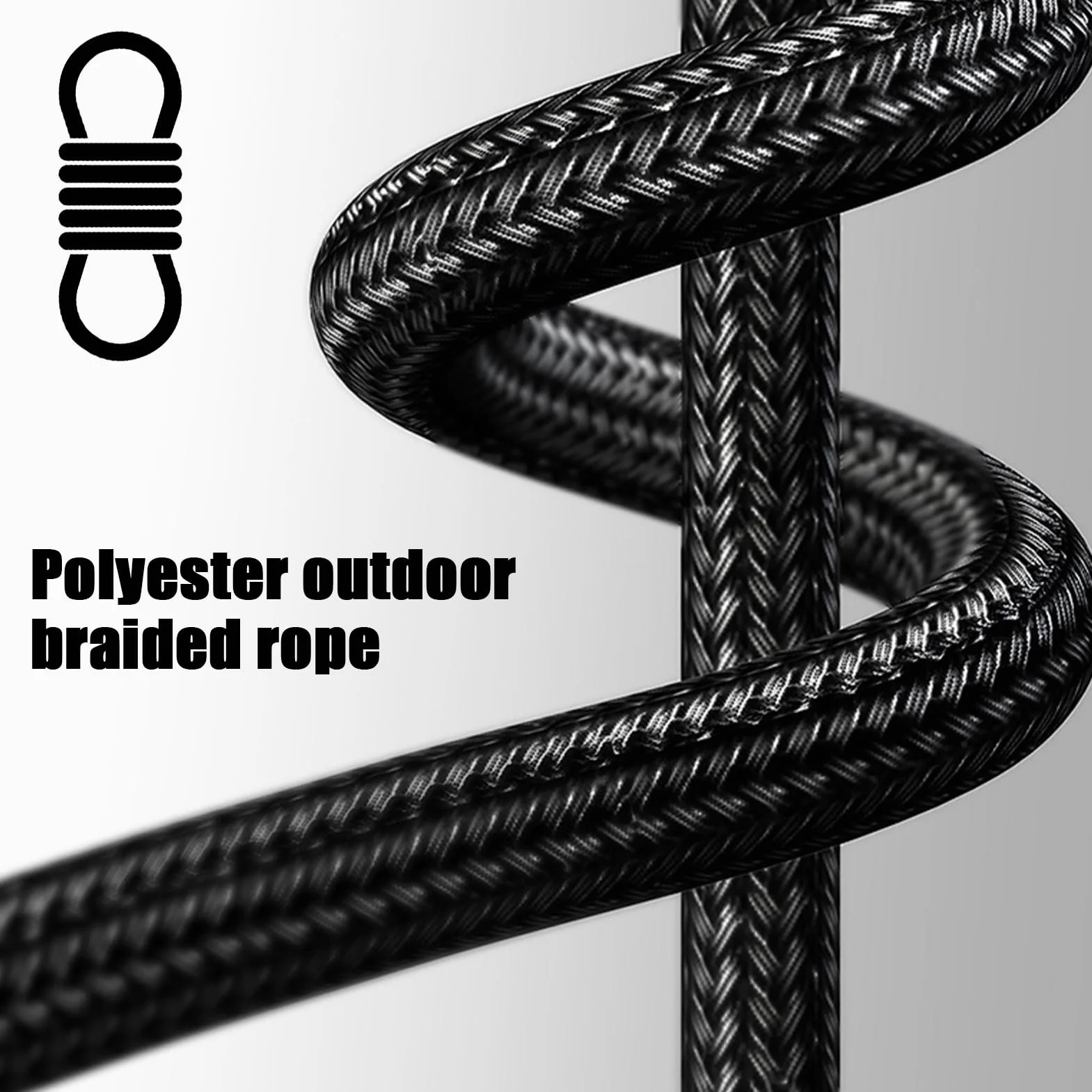 Corde Paracorde 33 ft 4 mm Multifonction 2 Couleurs pour Bracelets DIY Camping Extérieur
