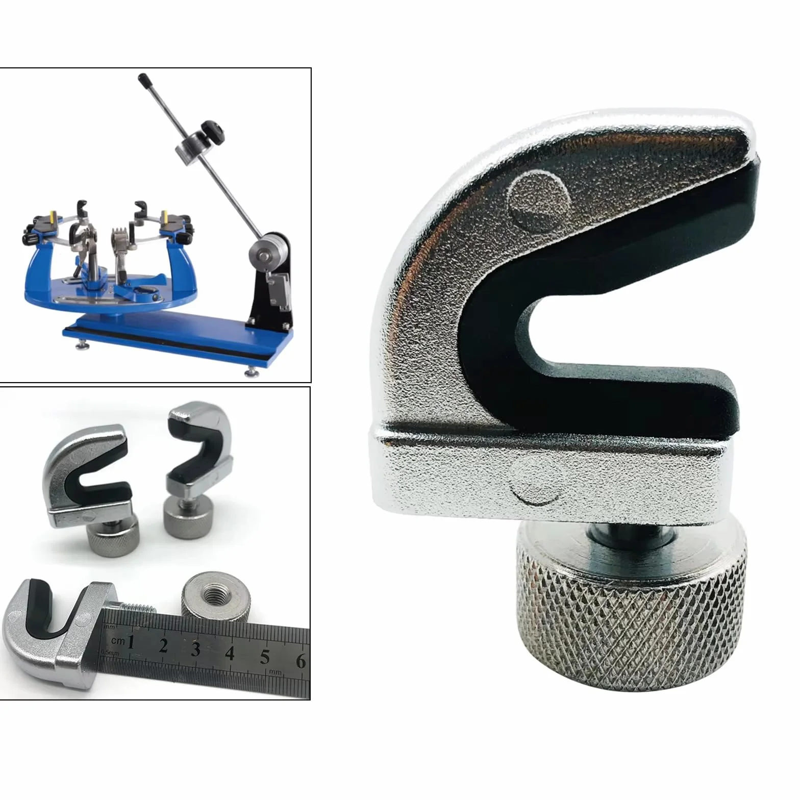 Pince de Fixation Fixe en métal de Rechange pour Machine à Corder Raquettes de Tennis