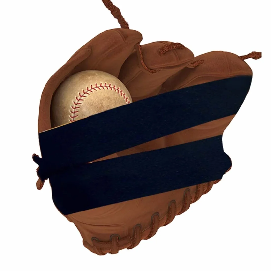 Baseball Glove Wrap Mitt Shaper Elastic Pocket Maker Strap 2pcs