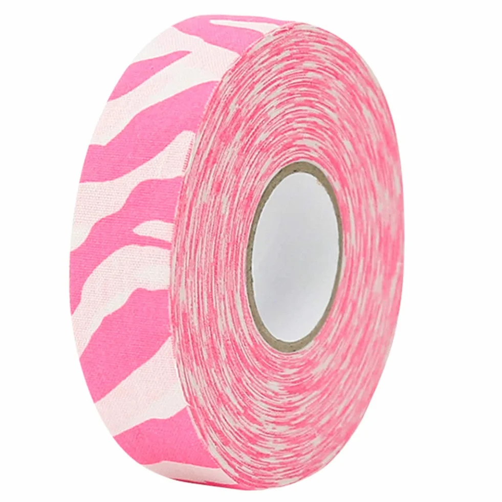 Ruban de Hockey 2,5cm x 25m Rouleau de Protection en Tissu pour Bâton, Accessoire Sport Protecteur Lame et Poignée