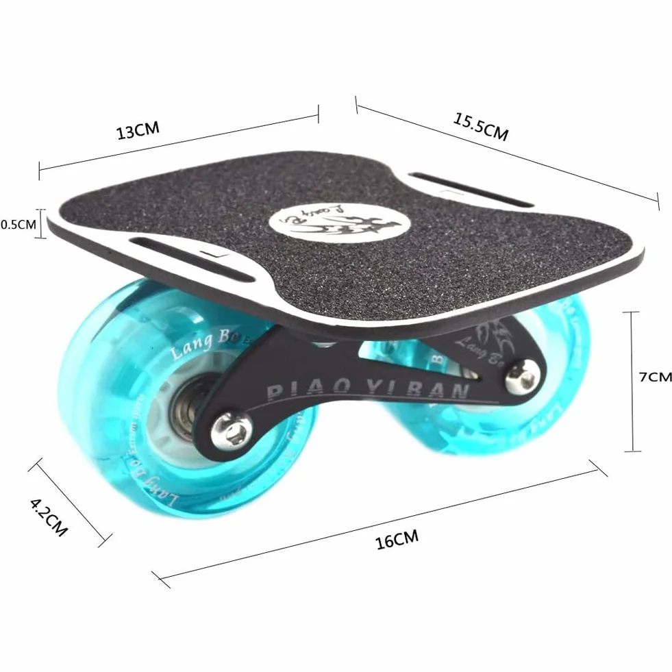 Drift Skates Split Skateboard Portable Haute Rebond Patinage Extérieur Adolescent Adulte