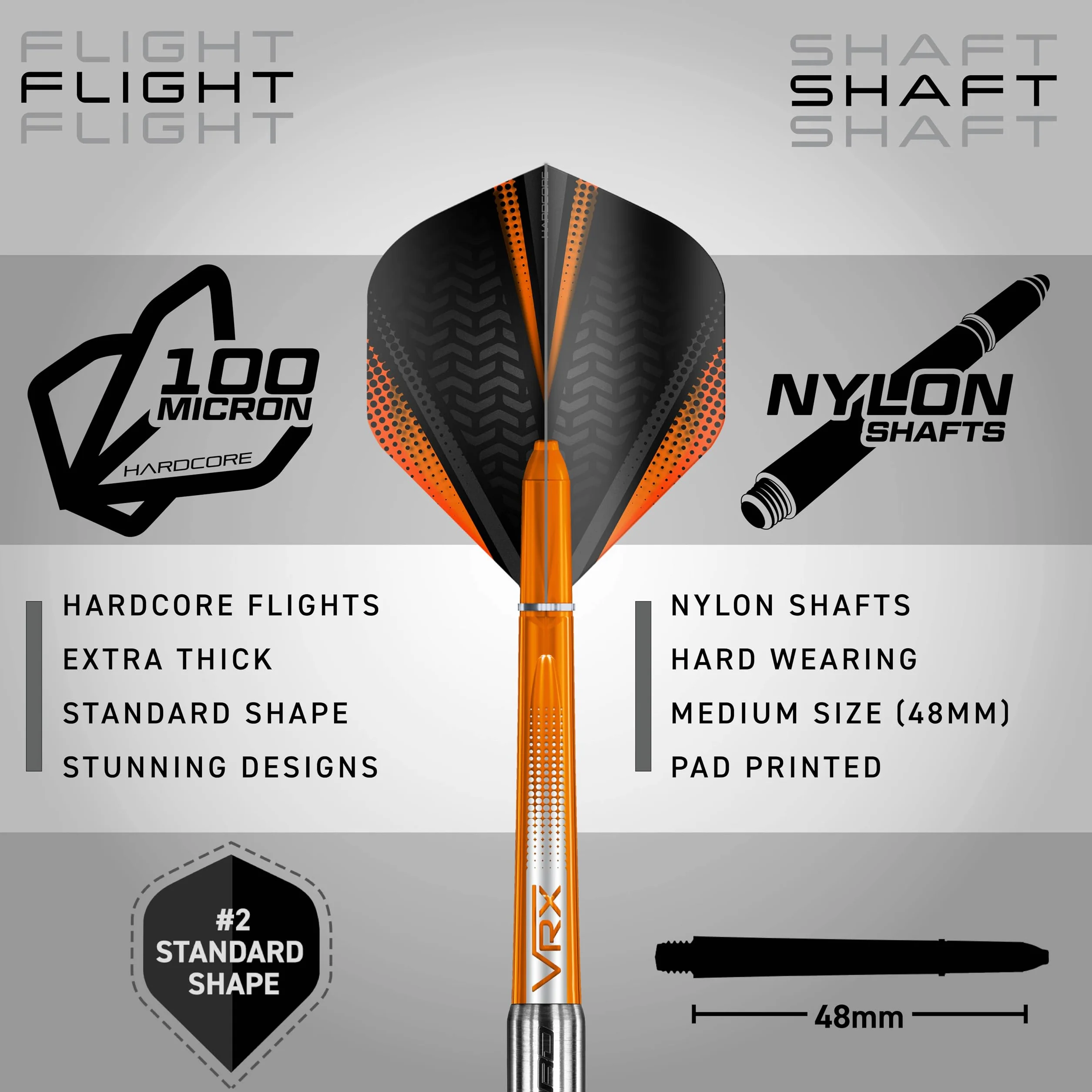 RED DRAGON Flechette Pointe Acier Amberjack 90% Tungstène 21g-25g