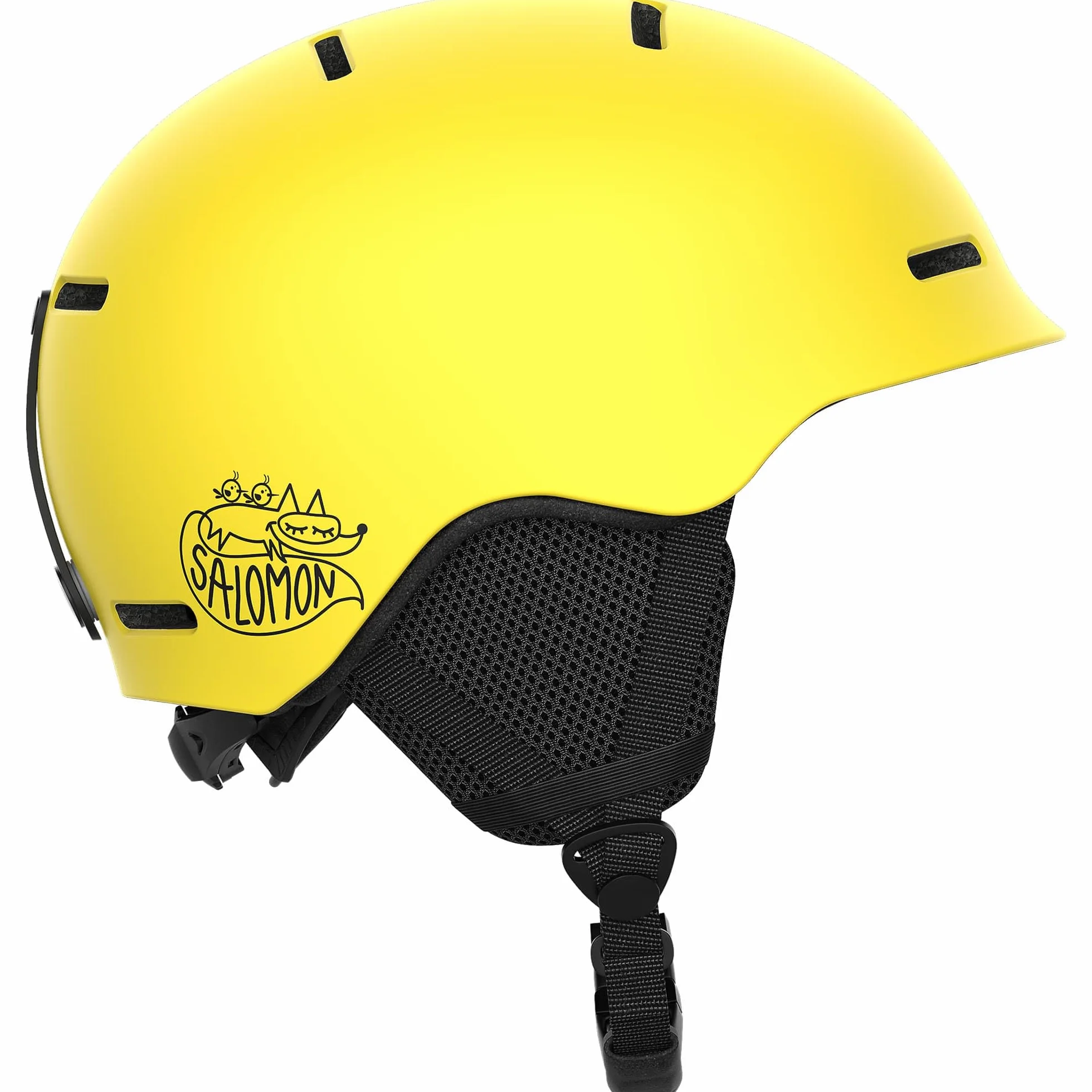 Salomon Orka Casque de Ski pour Enfant, Idéal pour Le Ski et Le Snowboard, Jaune, KM 5356